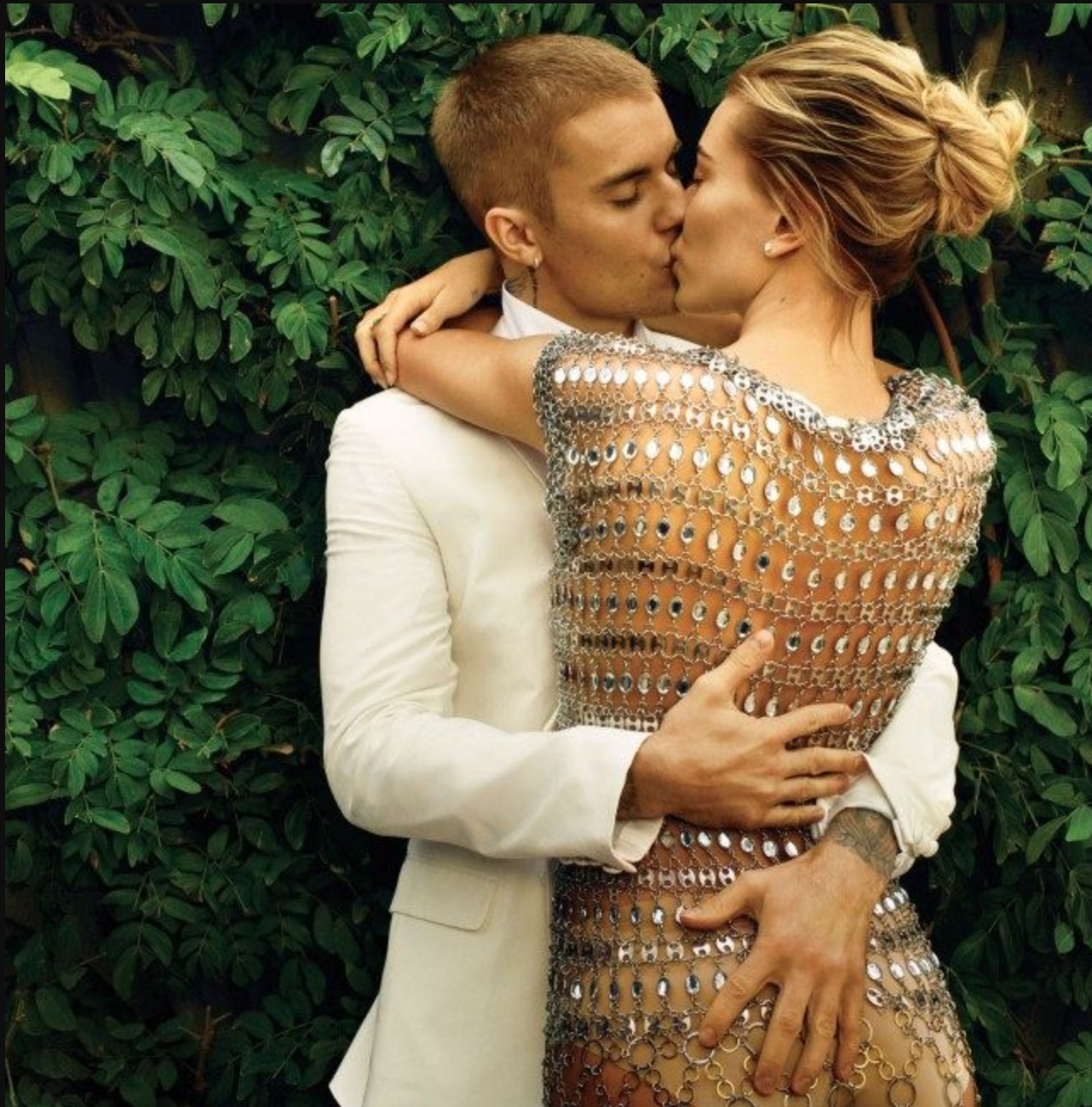 Justin y Hailey confesaron que hacen terapia de pareja (Vogue/ Annie Leibovitz)