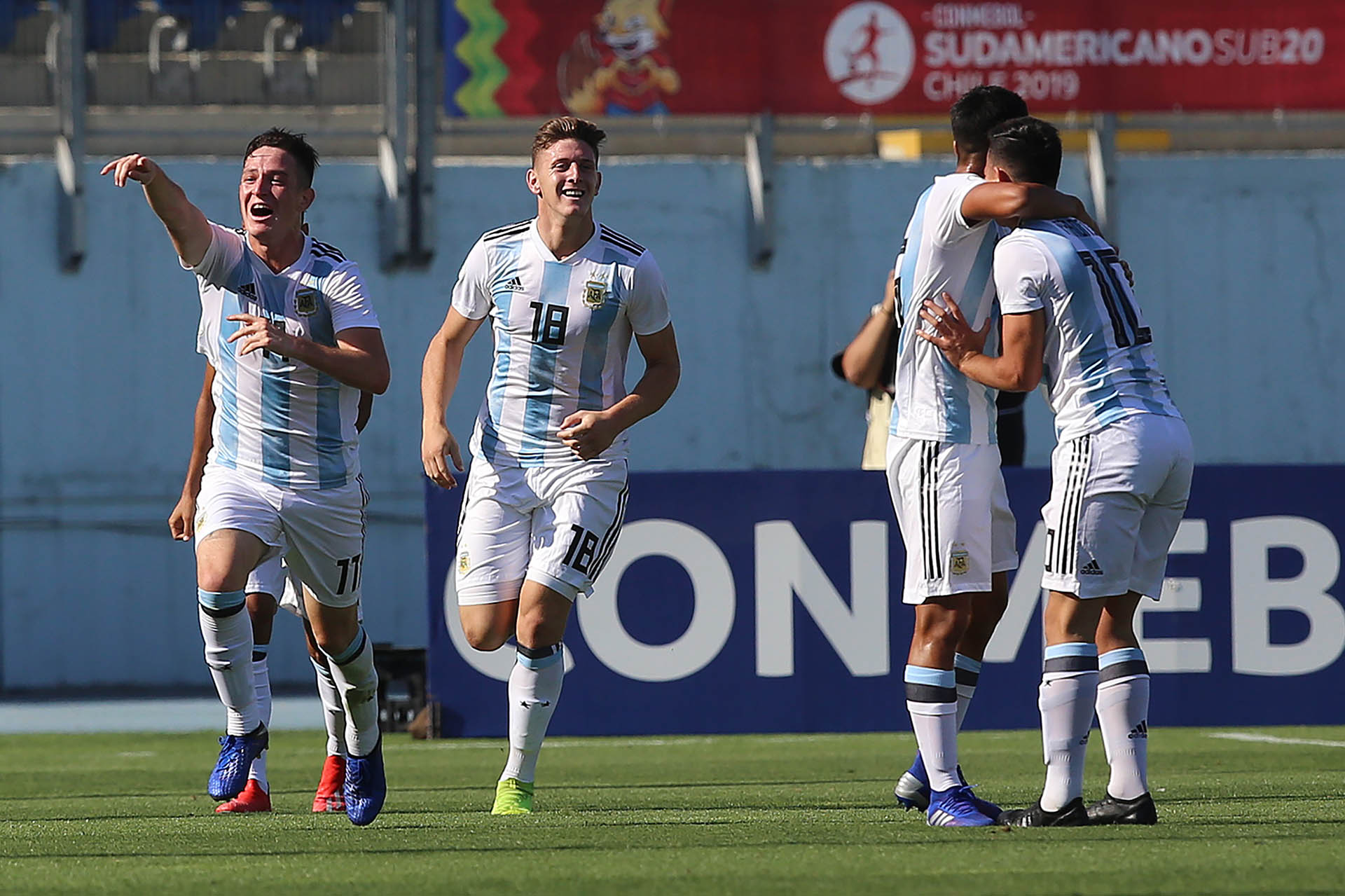 Argentina va por el título en el Sudamericano Sub 20 de Chile (AFP)