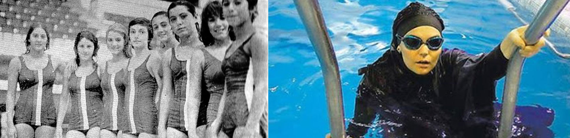 La evolución de los trajes de baño femeninos en Irán