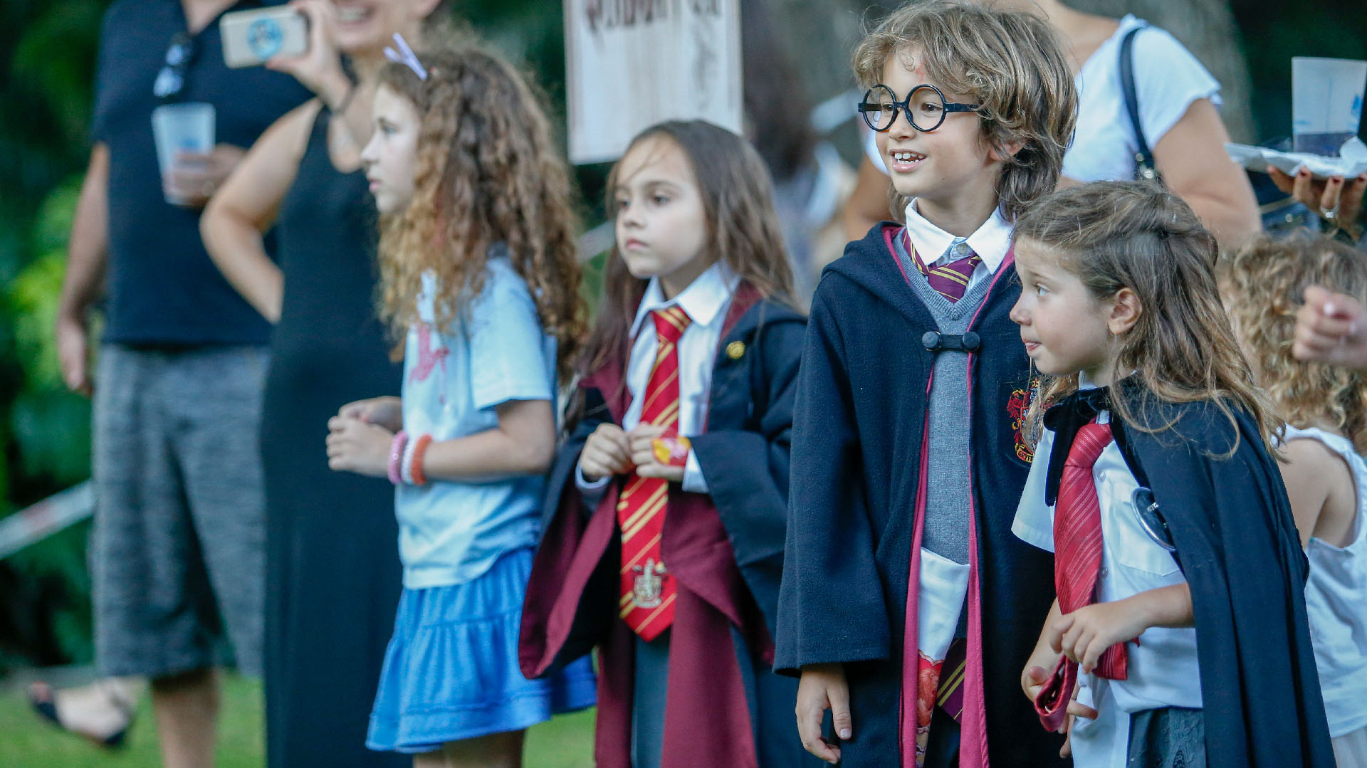 Los niños pudieron disfrutar del deporte de Harry Potter: el quidditch