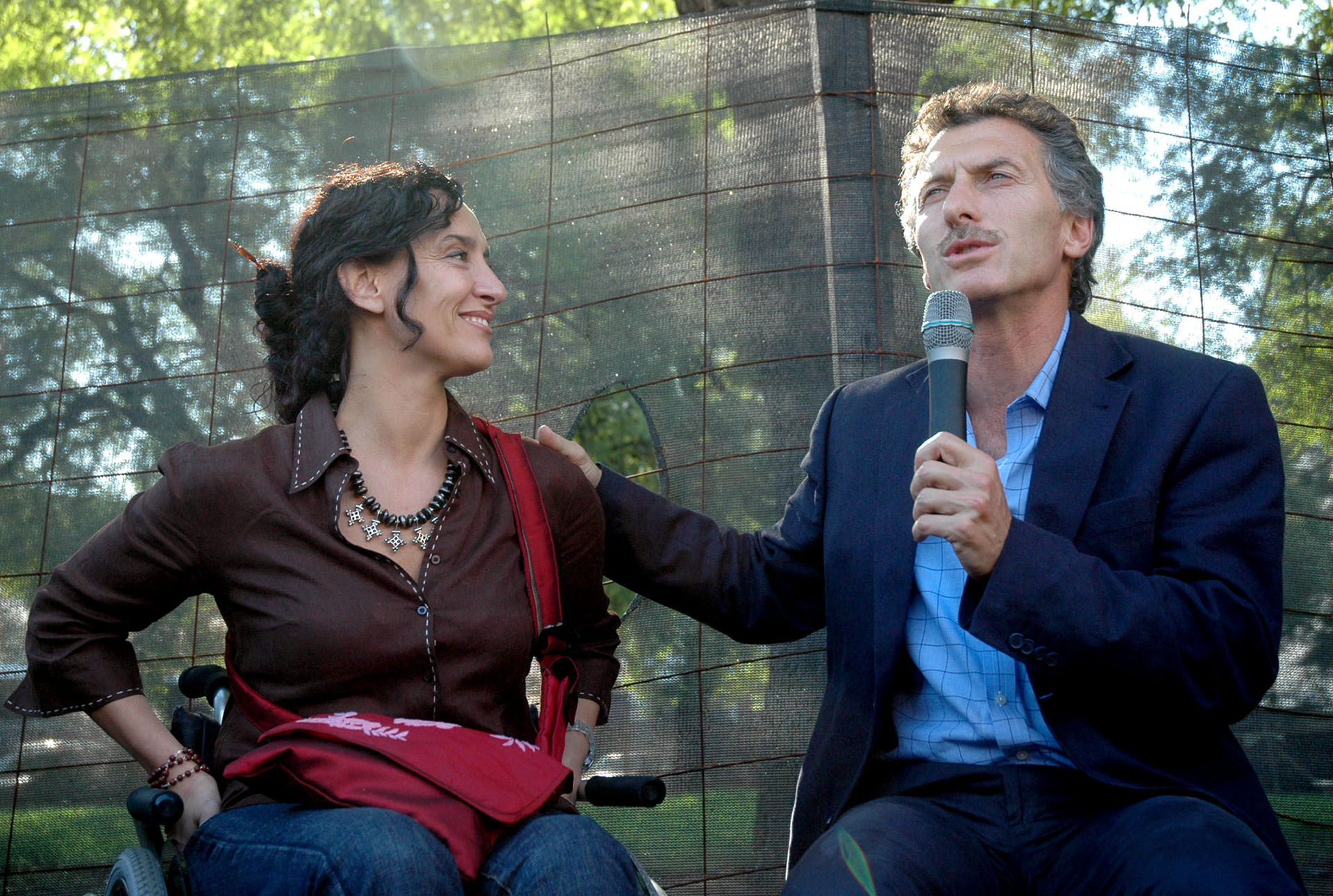 2007. Nuevamente candidato a jefe de Gobierno. Macri presenta a Gabriela Michetti como su compañera de fórmula para las elecciones de ese año.