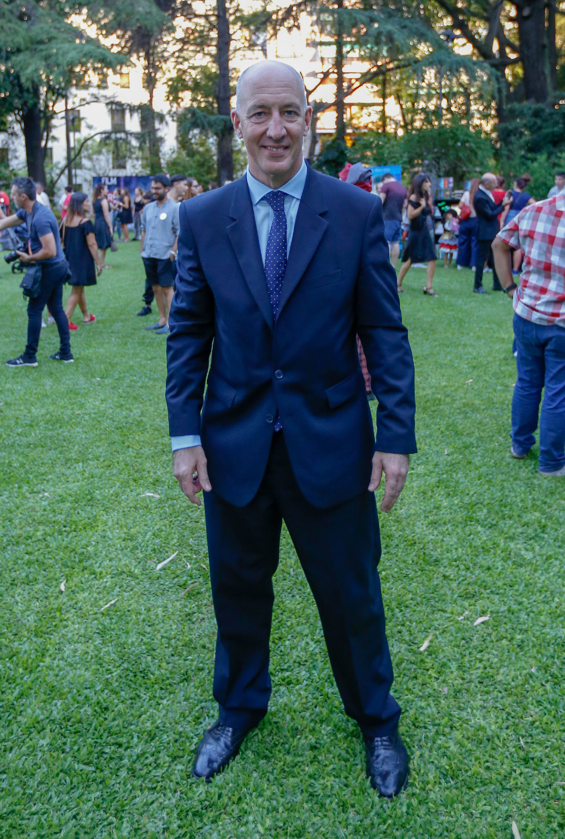 El embajador Mark Kent estuvo presente en los jardines y dialogó con los fanáticos de la saga