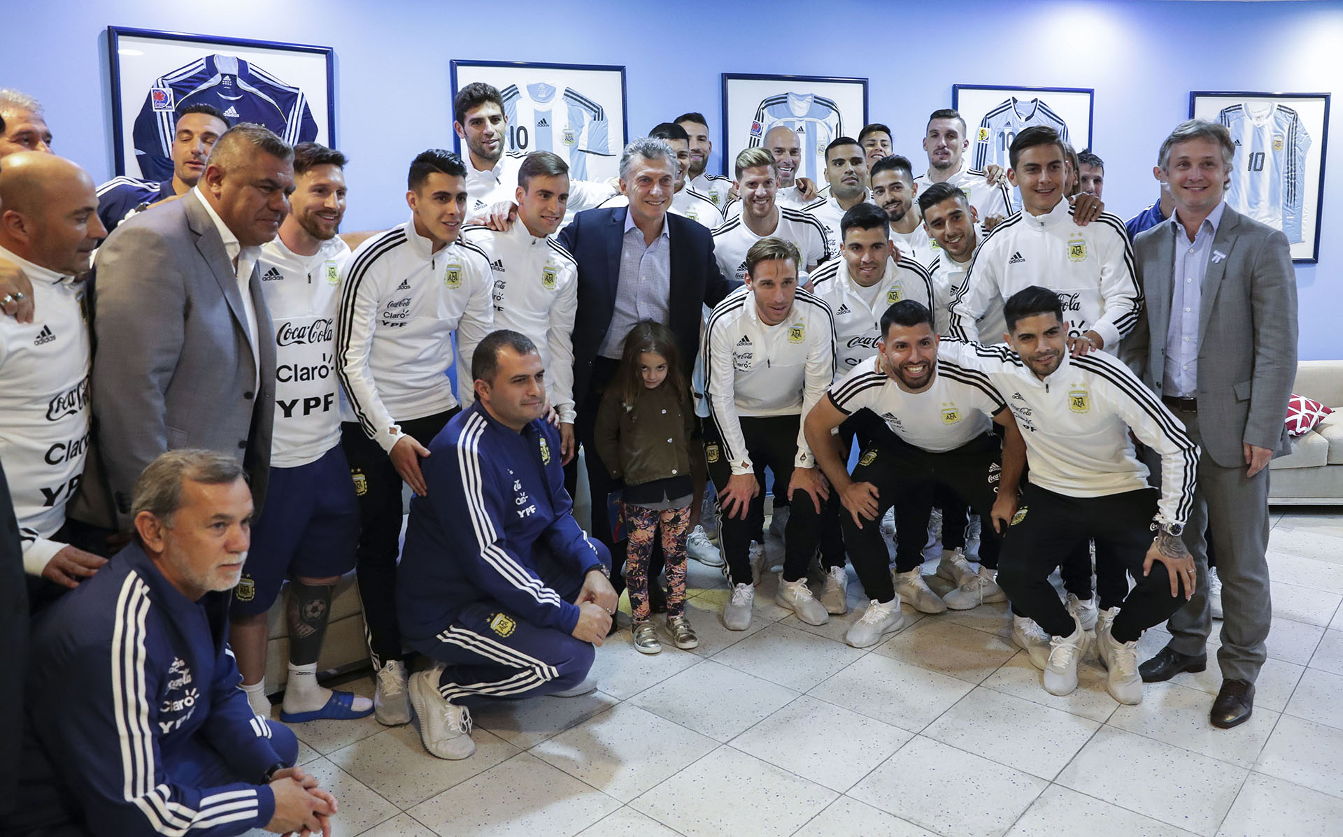 2018. Despedida de la Selección Argentina previo a su partida al Mundial de Rusia.