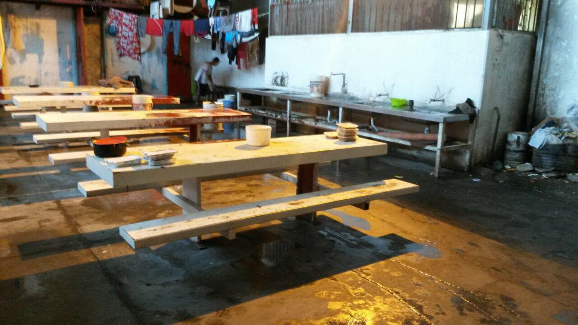 Así luce el comedor de la cárcel mendocina