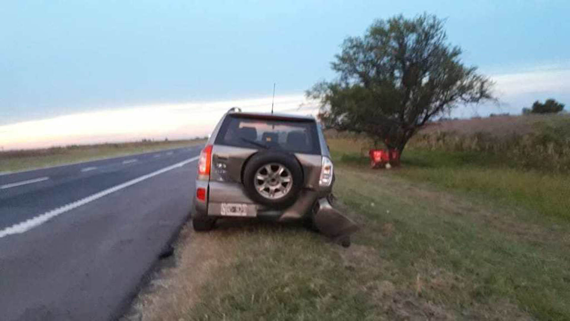 Así terminó la Chery Tiggo que el hombre le robó a una familia (Gentileza: InfoMas)