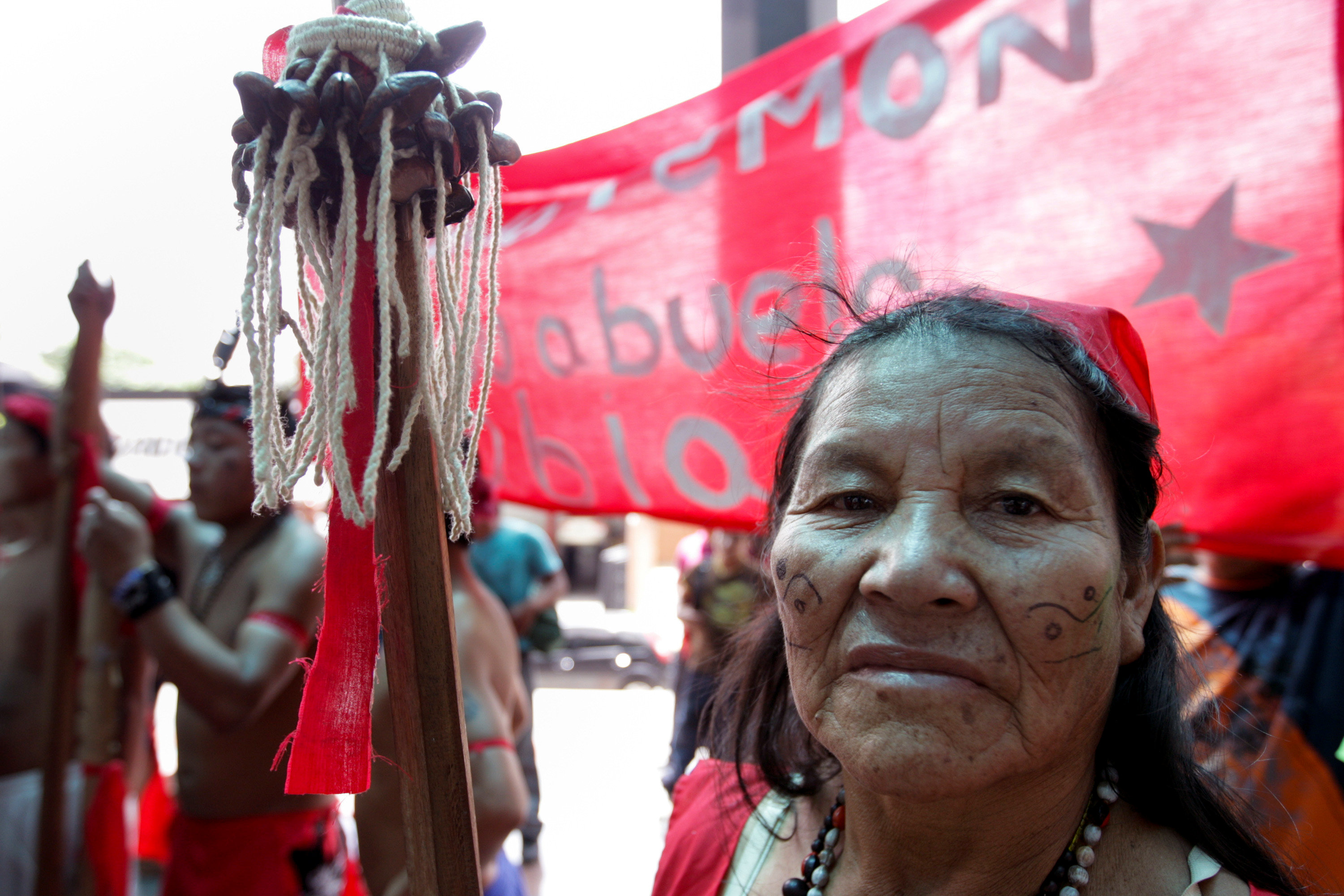 Una mujer del pueblo pemón. (REUTERS/Christian Veron/File Photo)