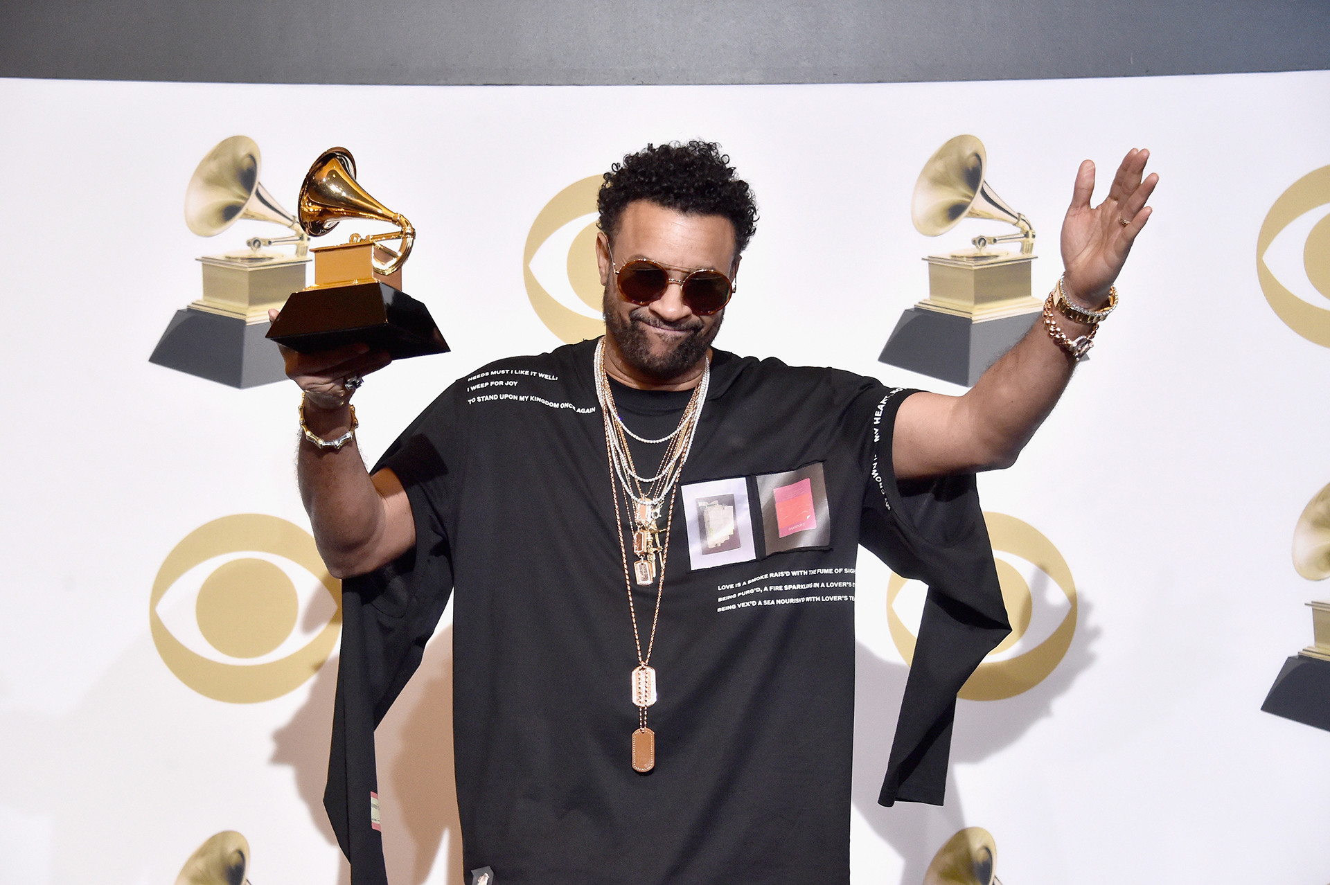 Shaggy, ganador en la categoría mejor álbum de reggae (Alberto E. Rodriguez/Getty Images para The Recording Academy/AFP)