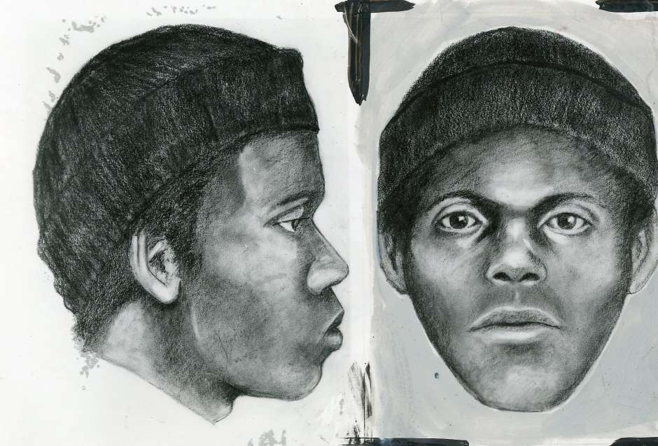 El dibujo hecho por los forenses de la Policía de San Francisco en 1975 para tratar de dar con el paradero de The Doodler, el dibujante que engañaba a sus víctimas y las apuñalaba