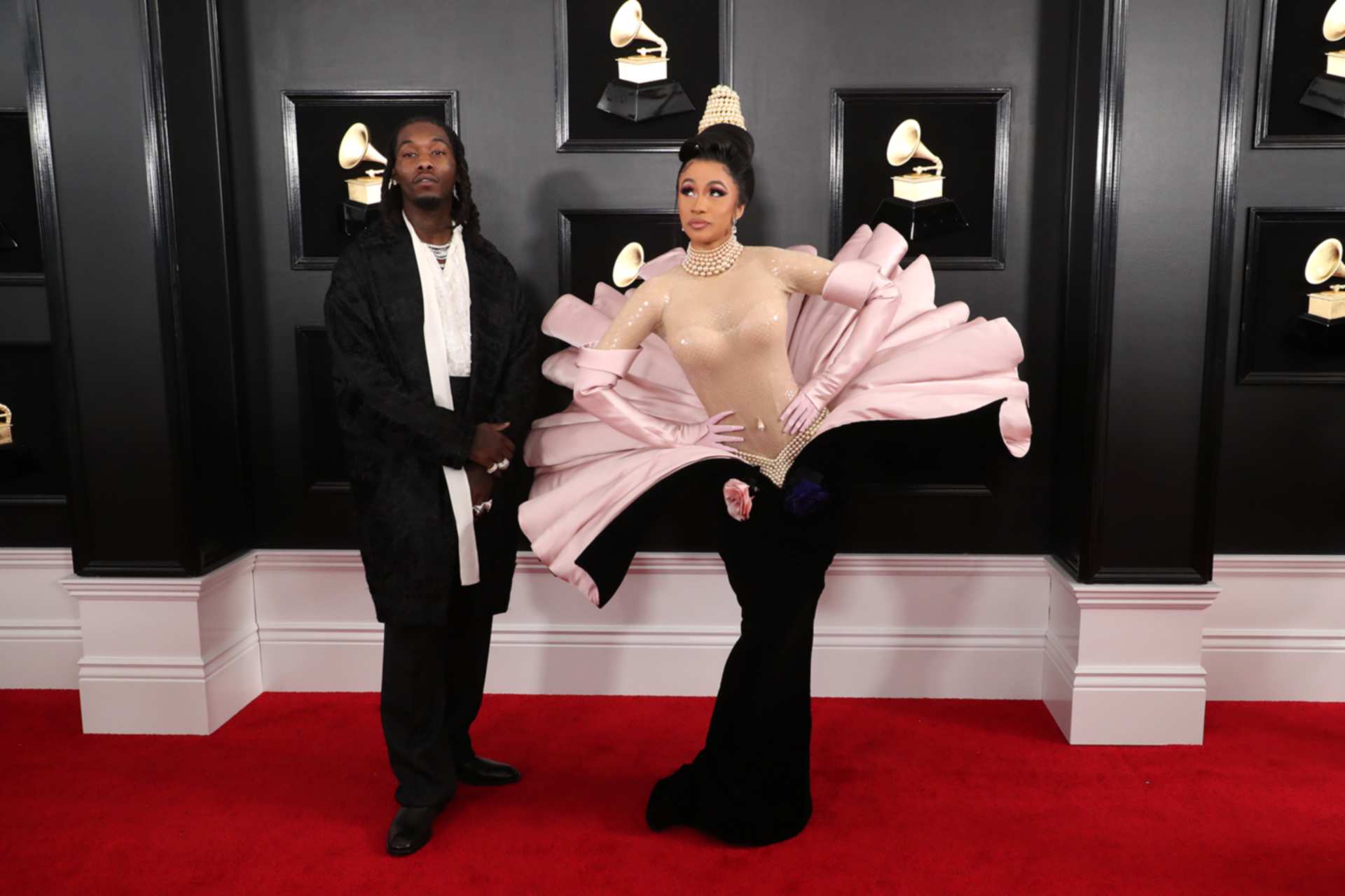 Cardi B con un Thierry Mugler vintage