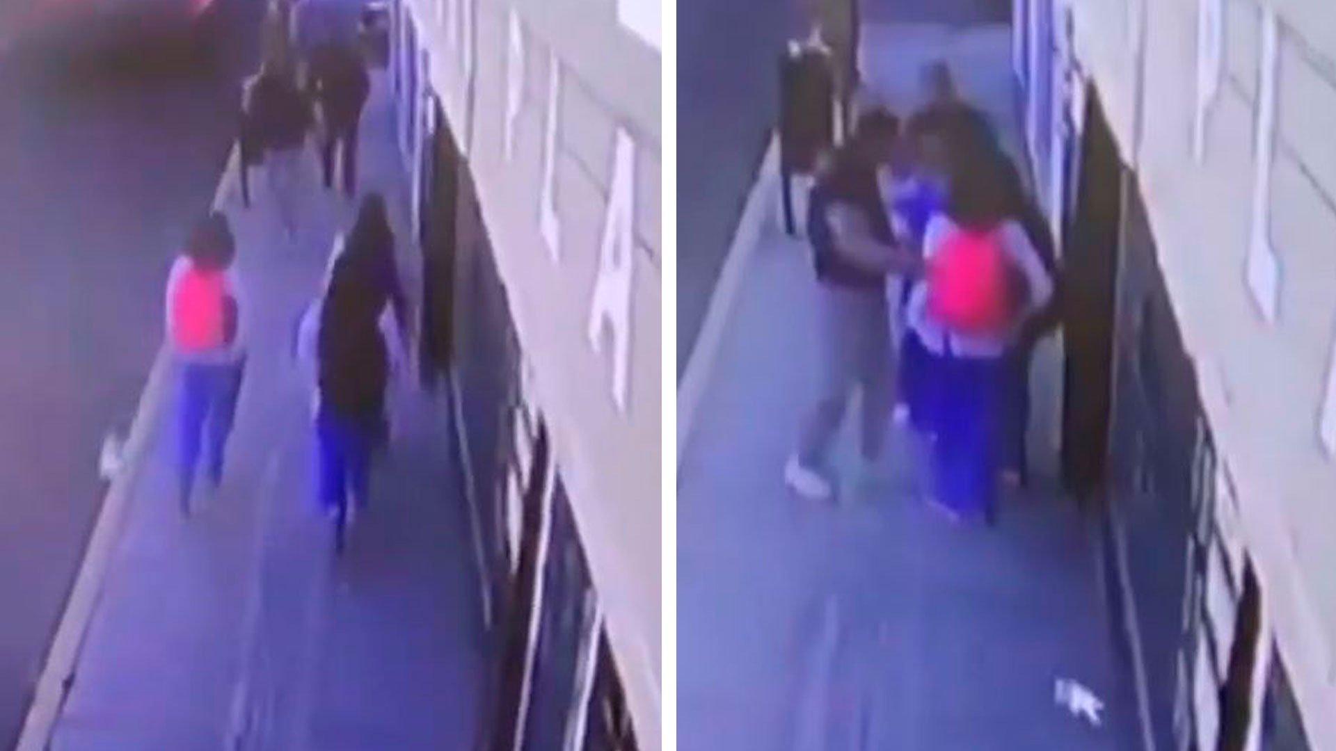 Comerciantes ayudaron a las jóvenes hasta después del atraco (Foto: YouTube pueblaonlinevideos)