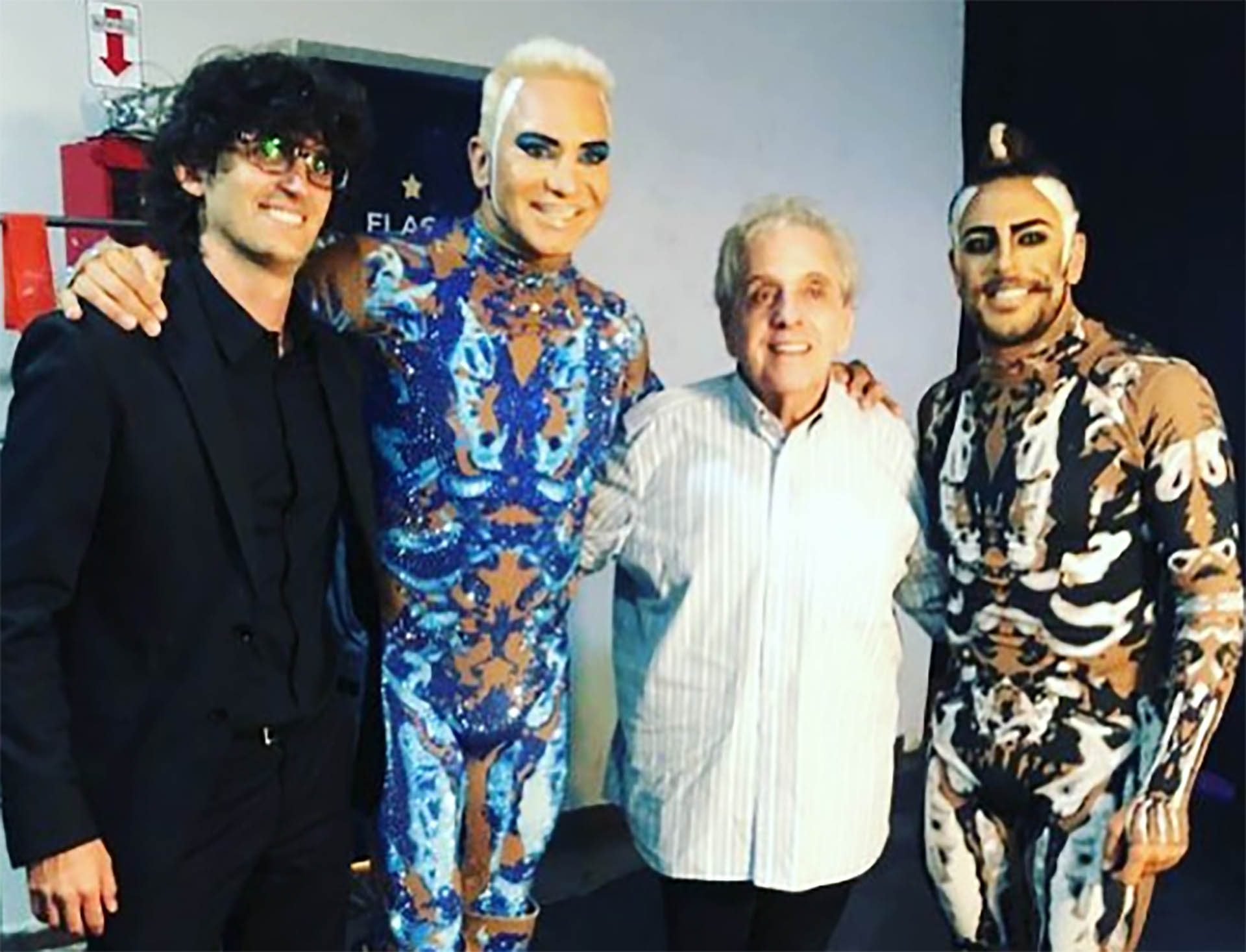 Antonio Gasalla fue a ver el espectáculo “Siddharta”, de Flavio Mendoza (Instagram)