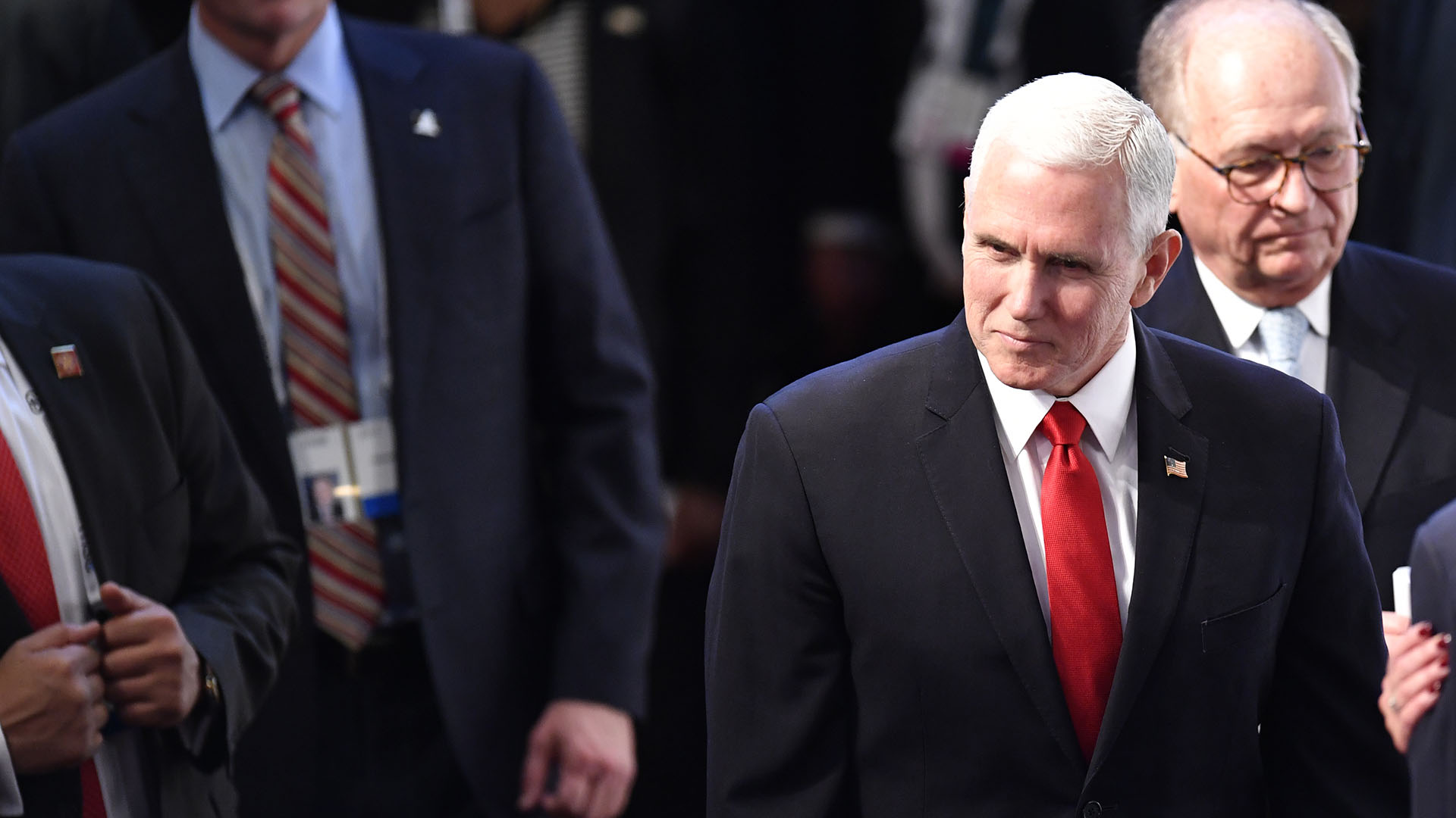 Pence habló de la crisis en Venezuela (AFP)