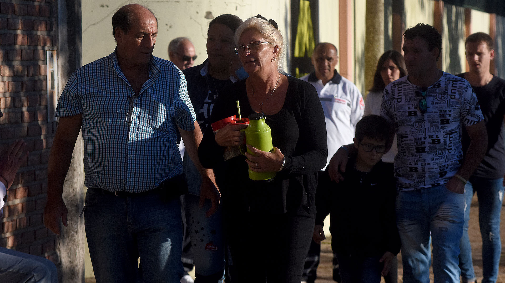 Los vecinos de Progreso junto con familiares y amigos de Sala