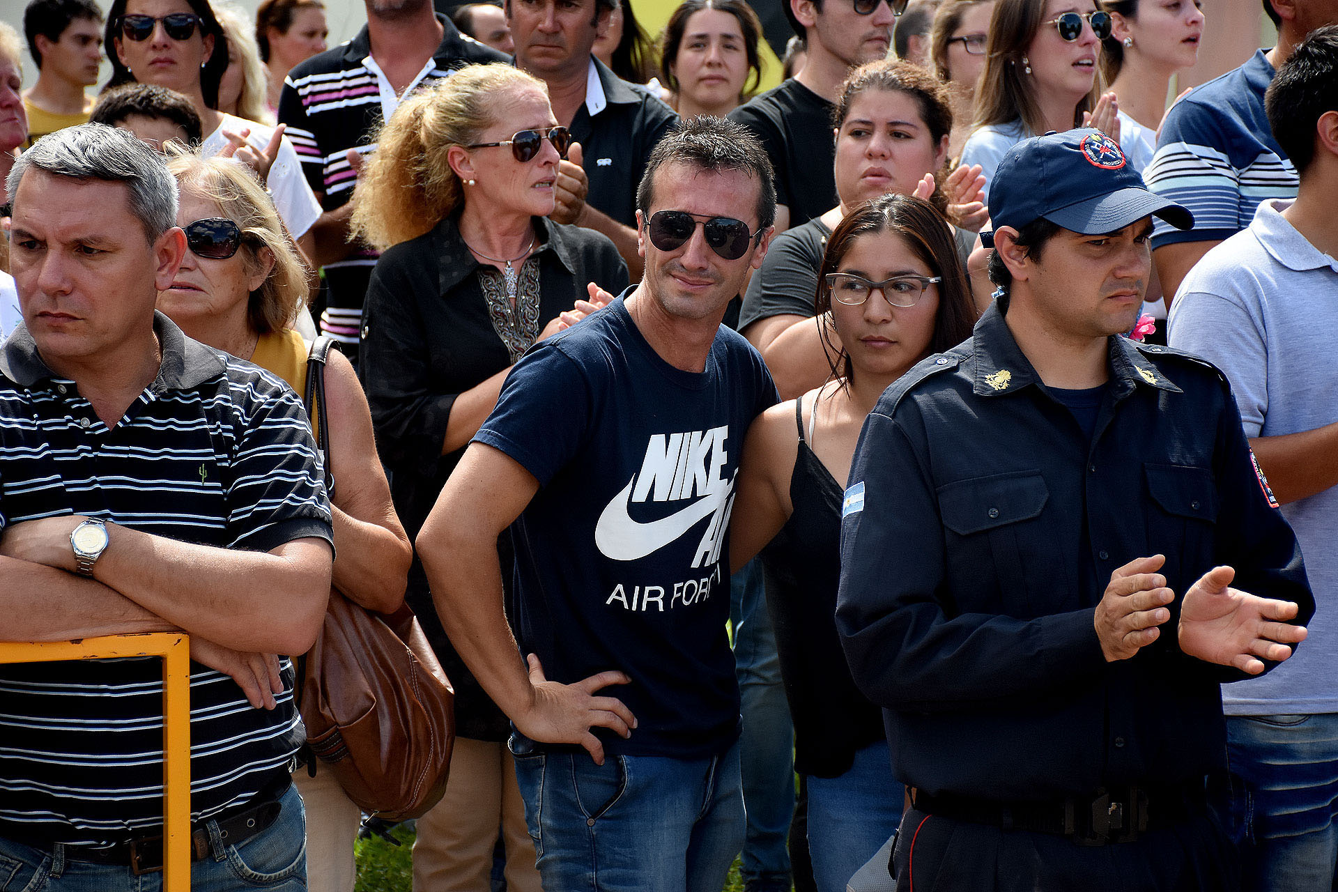Martín Gatti, primo del jugador, fue el único familiar que habló con la prensa (Nicolás Stulberg)