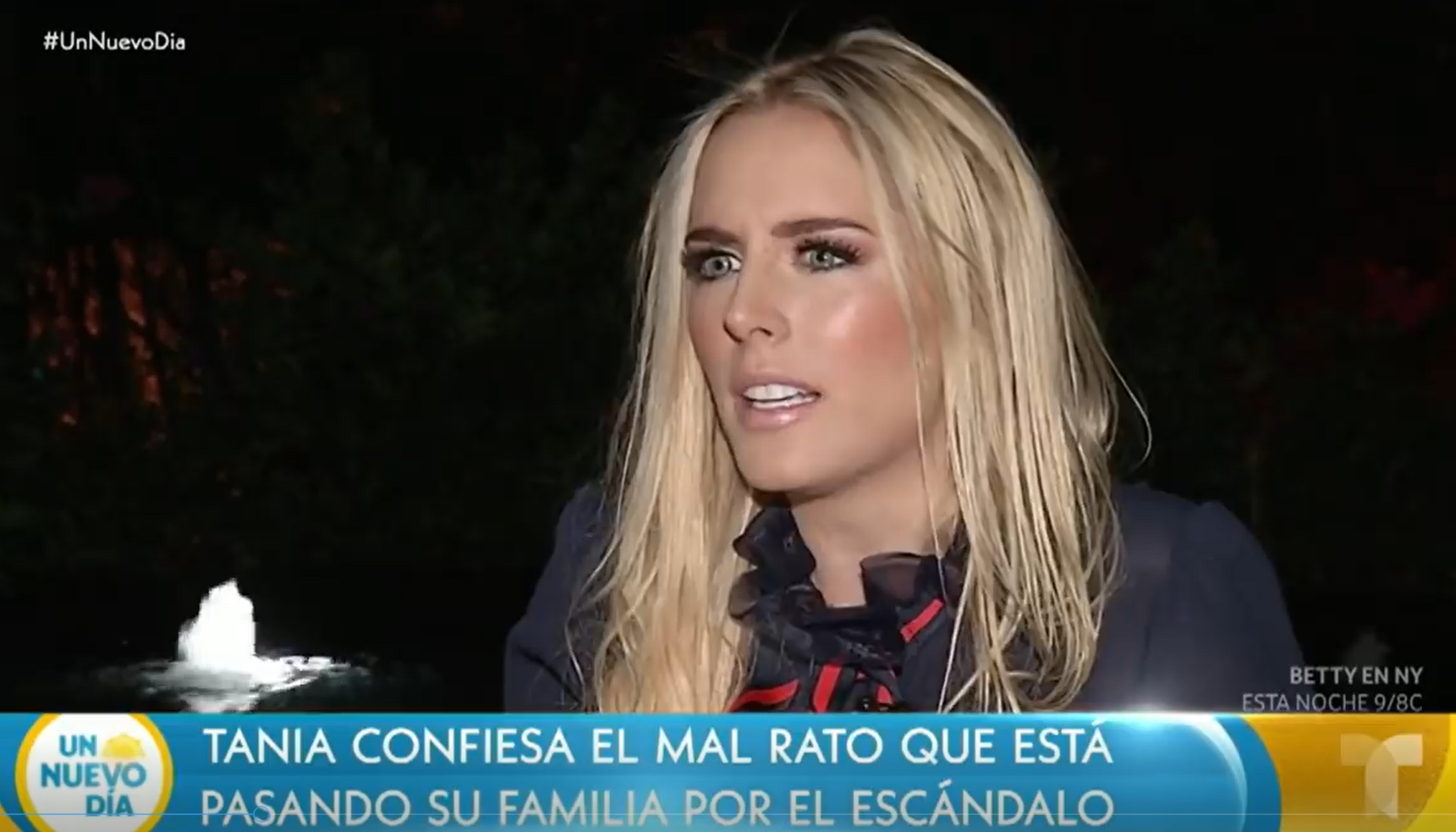 La modelo criticó que algunos medios afirmaran que su actitud hacia Peña Nieto en las fotos era cariñosa (Foto: Telemundo / Un nuevo día)