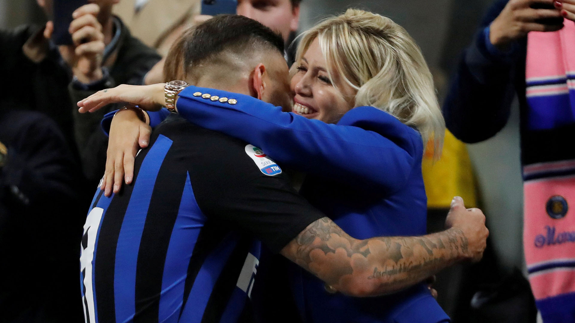 Wanda Nara pidió por una solución del conflicto (Reuters)