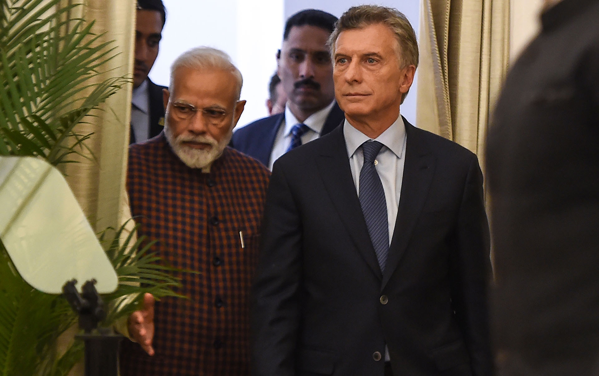 Macri junto al premier de India