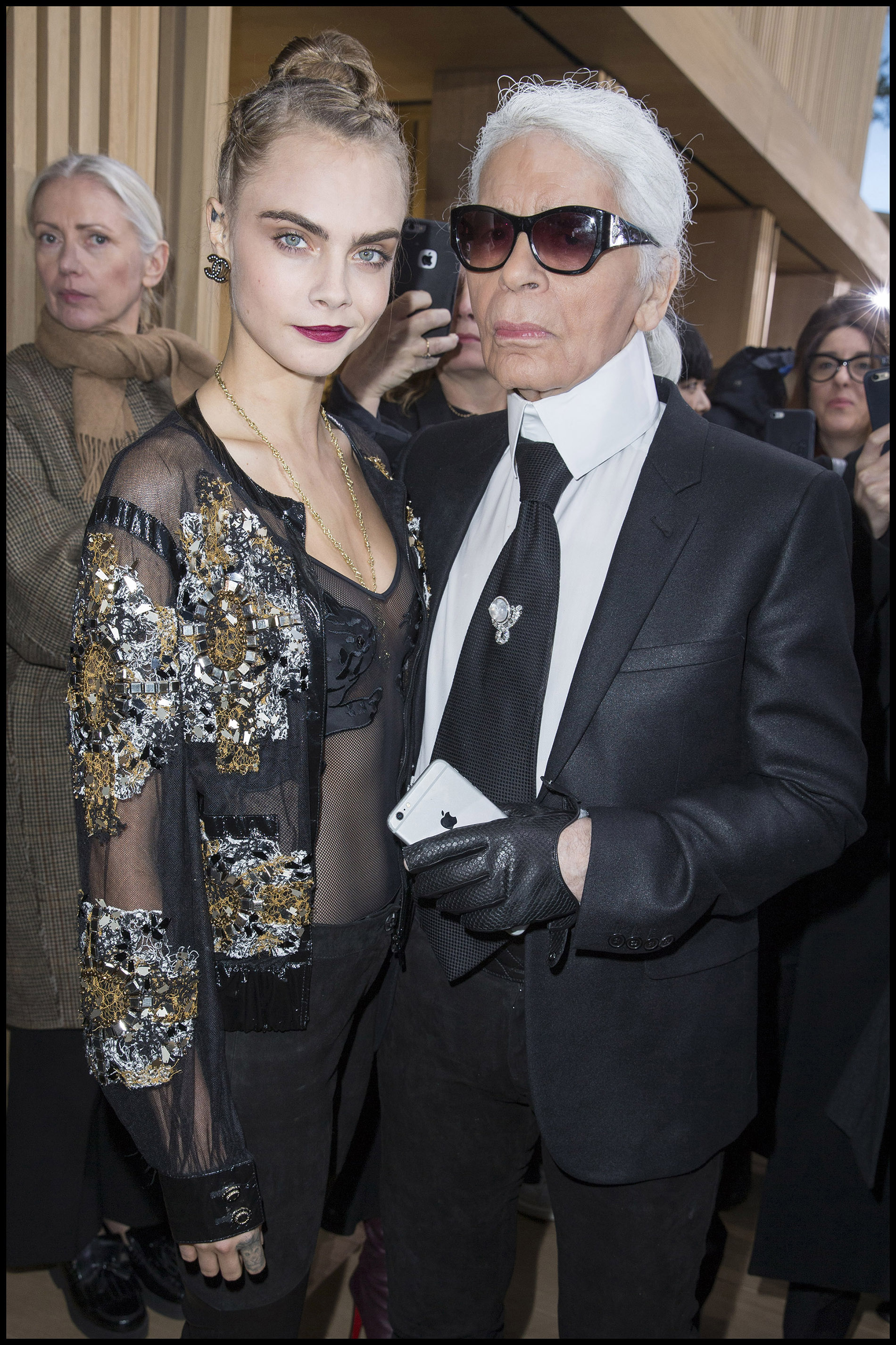El Káiser también se enamoró de la onda de la inglesa Cara Delevingne.