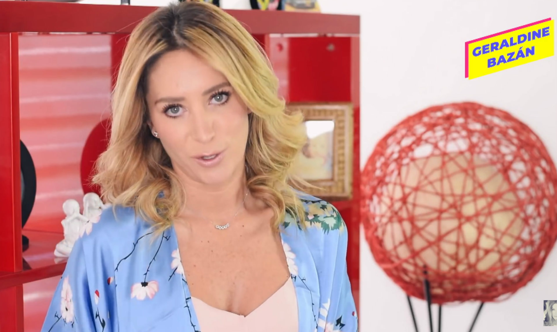 Geraldine publicó un video en donde ofreció su versión sobre la ruptura con Soto (Captura YouTube)