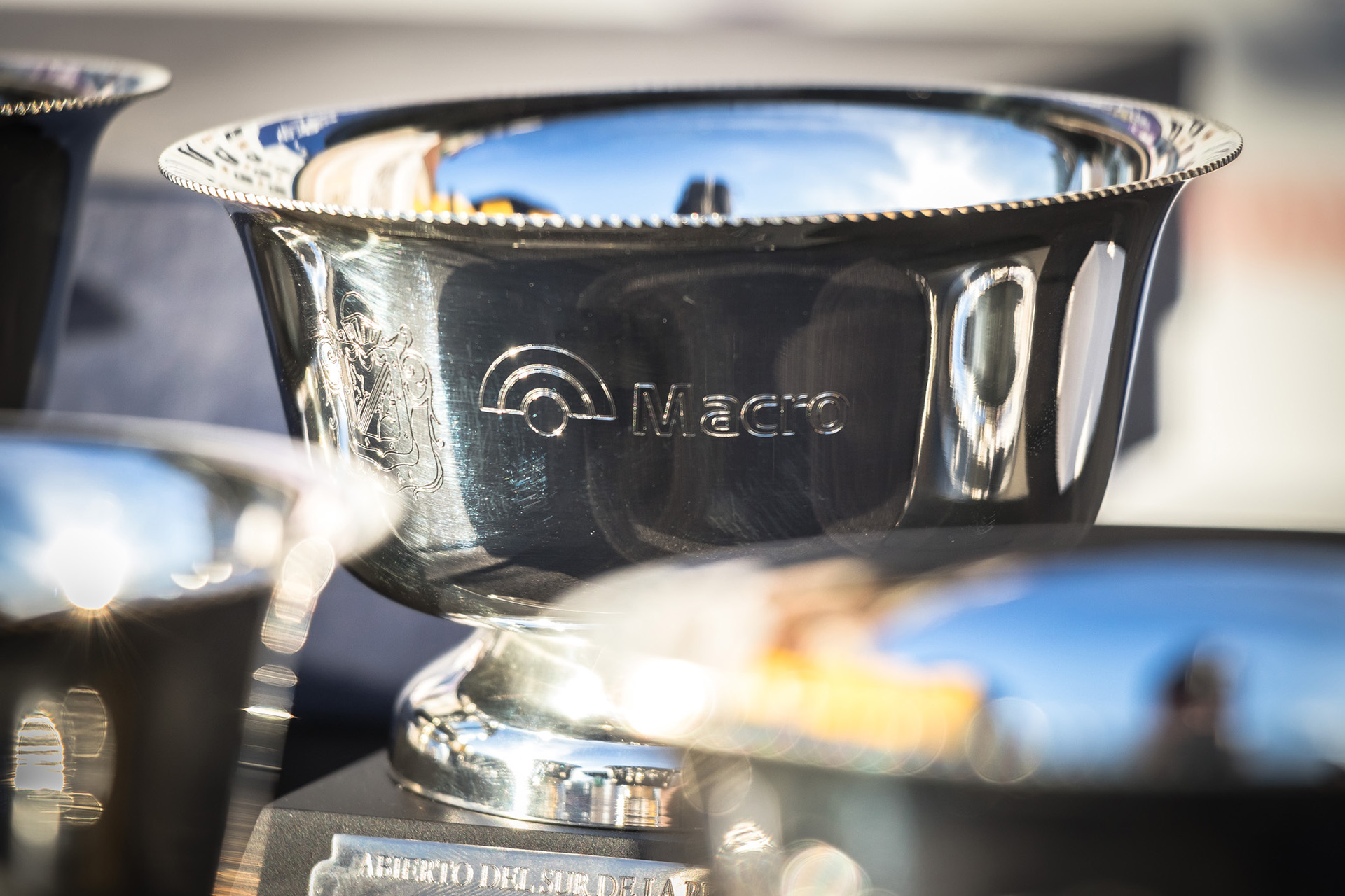 Copa Macro entregada a los ganadores