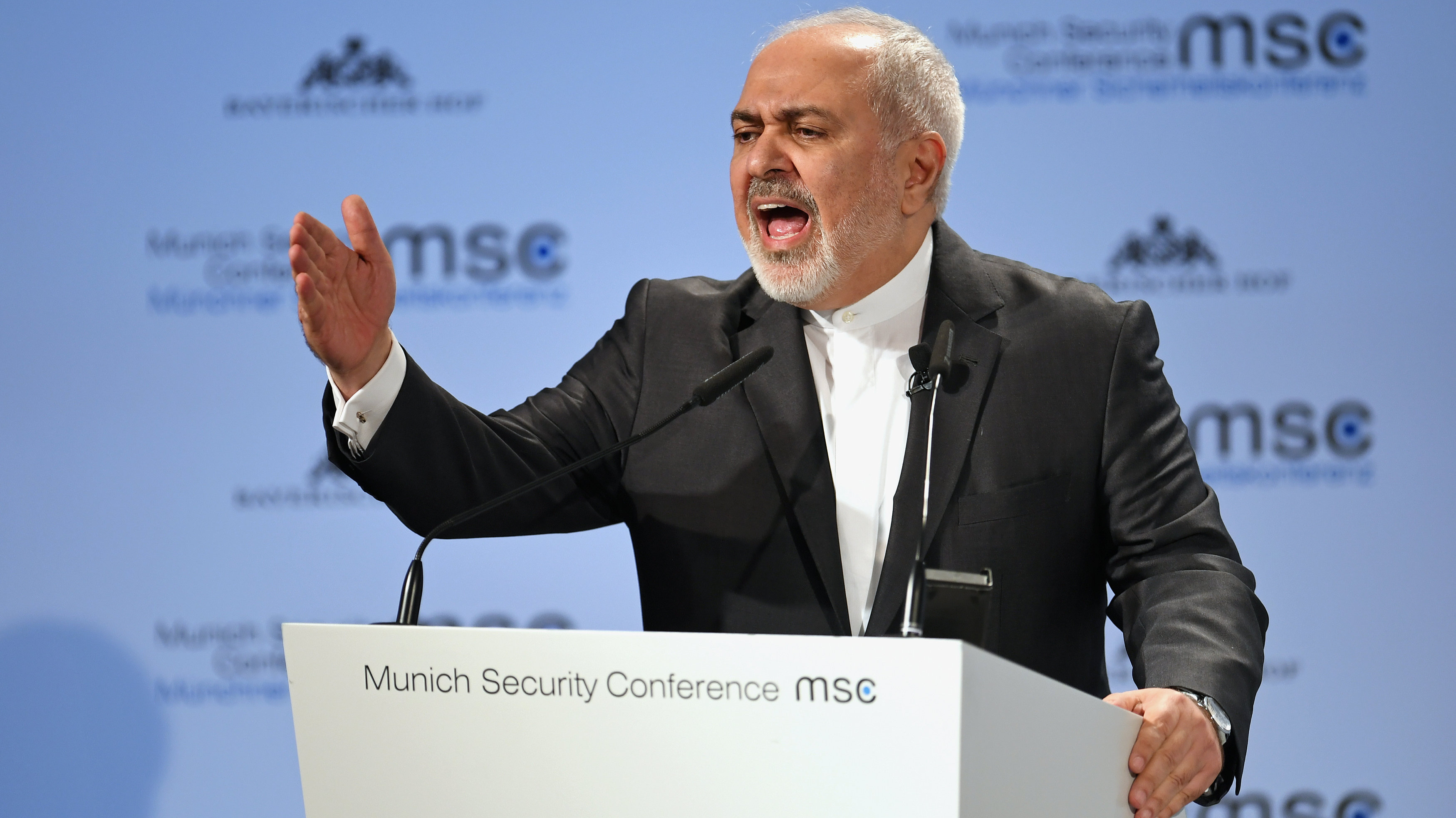 El canciller iraní Mohammad Javad Zarif