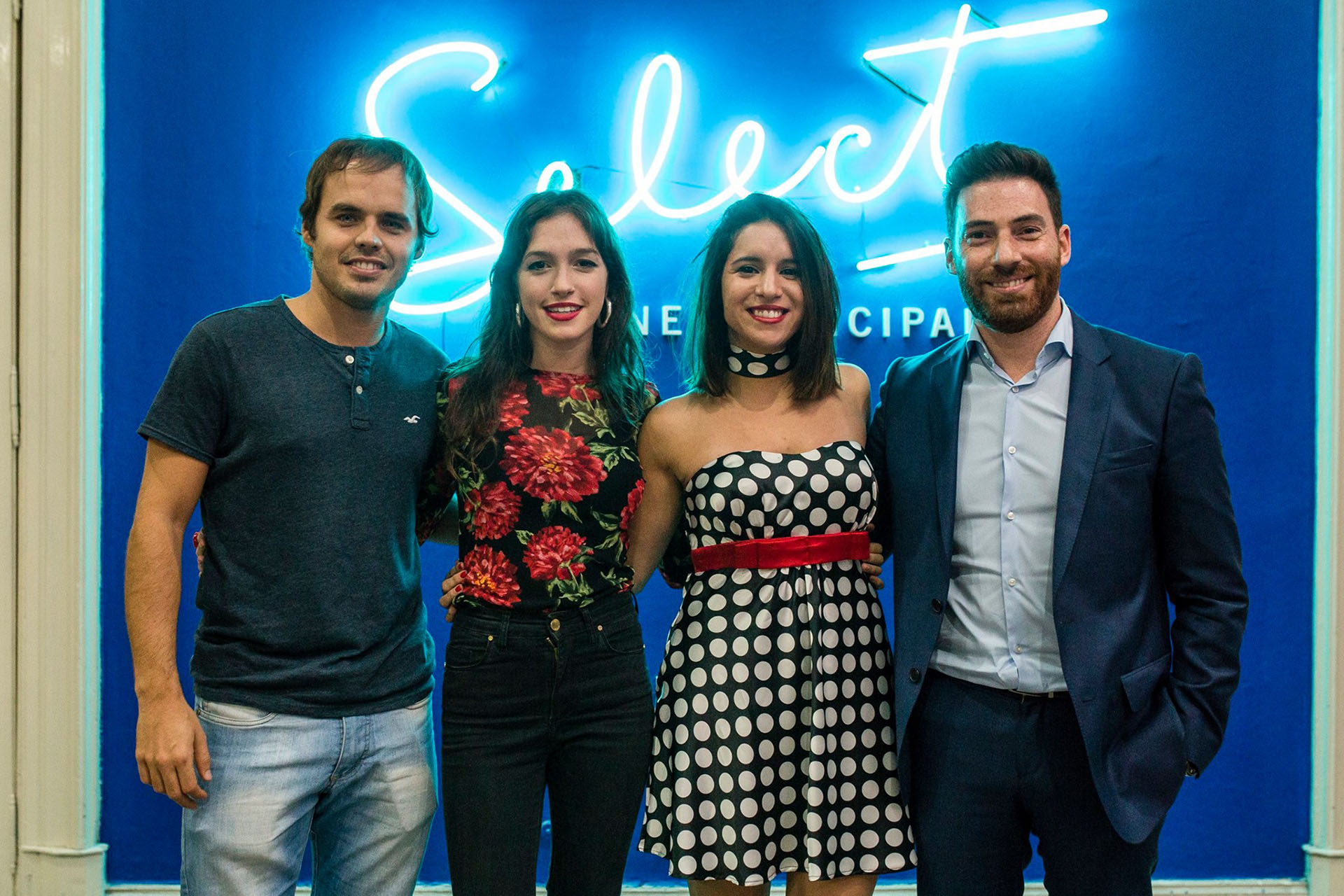 En la presentación del cortometraje con los protagonistas