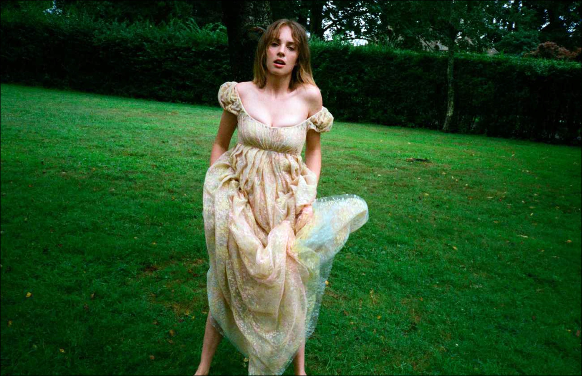 Maya Hawke en la campaña de Zac Posen. “Igualita a mamá”
