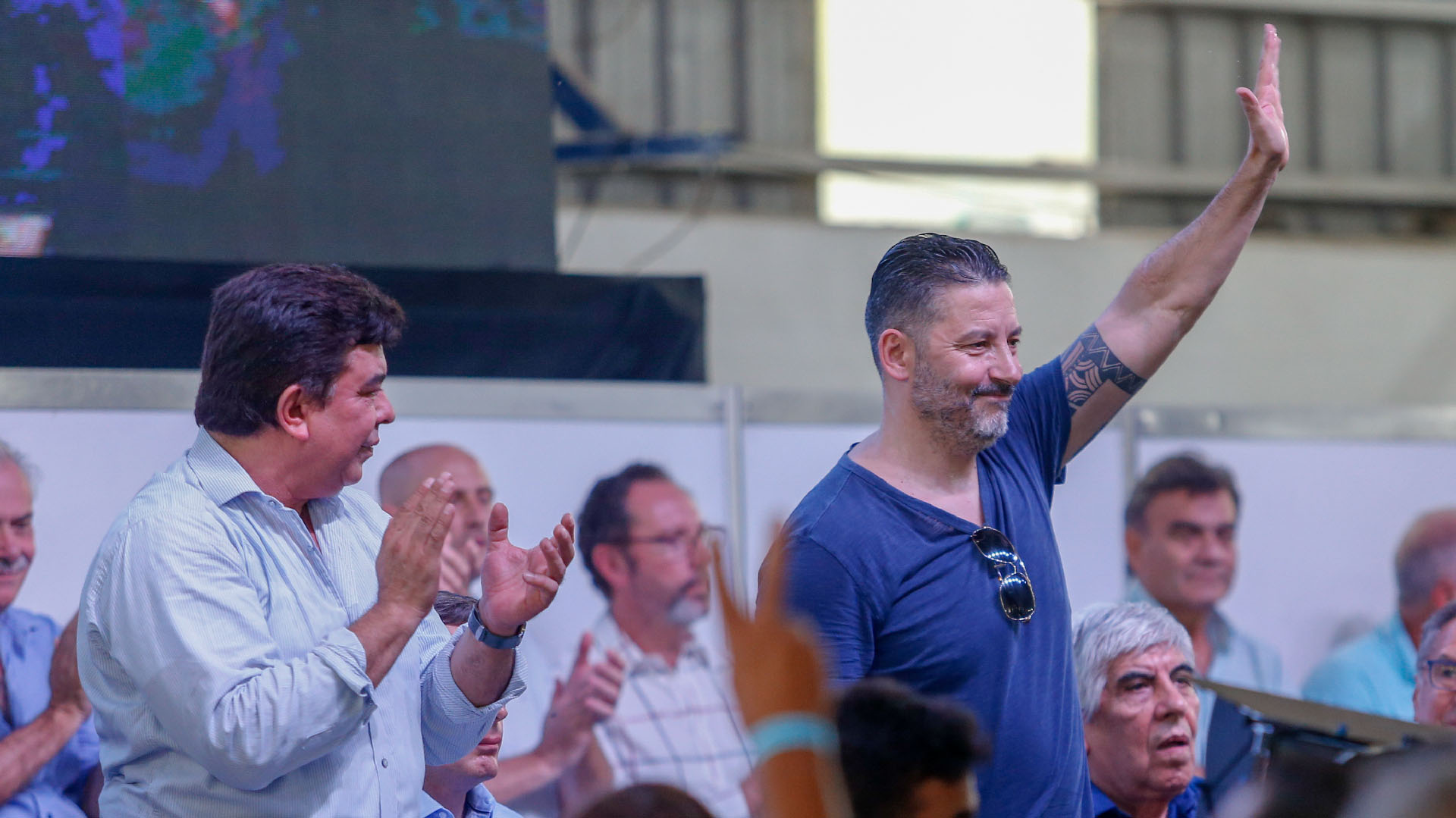 El intendente de Merlo y vicepresidente del PJ Bonaerense, Gustavo “Tano” Menéndez