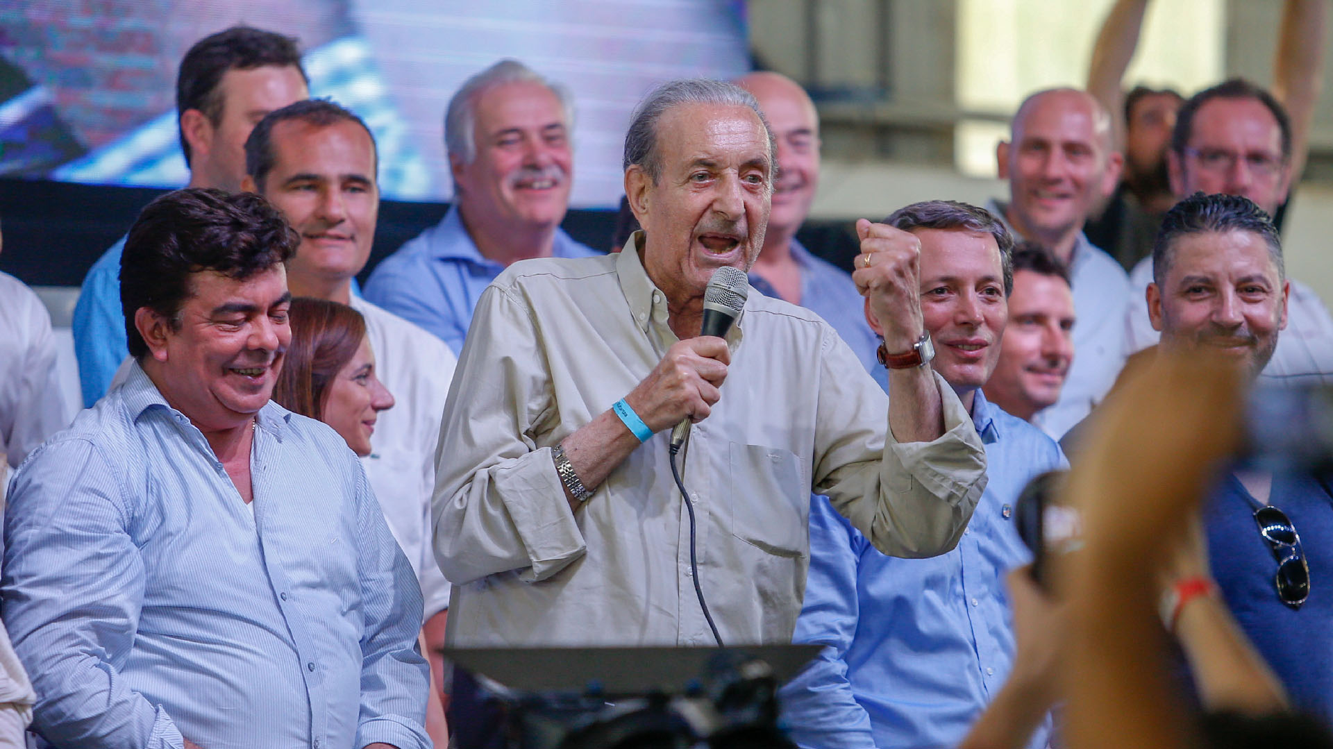 El histórico dirigente peronista Lorenzo Pepe