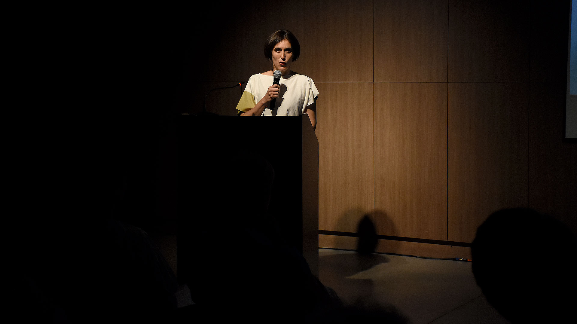 La directora del Museo de Arte Moderno de Buenos Aires (Mamba), Victoria Noorthoorn, en la presentación de la programación 2019