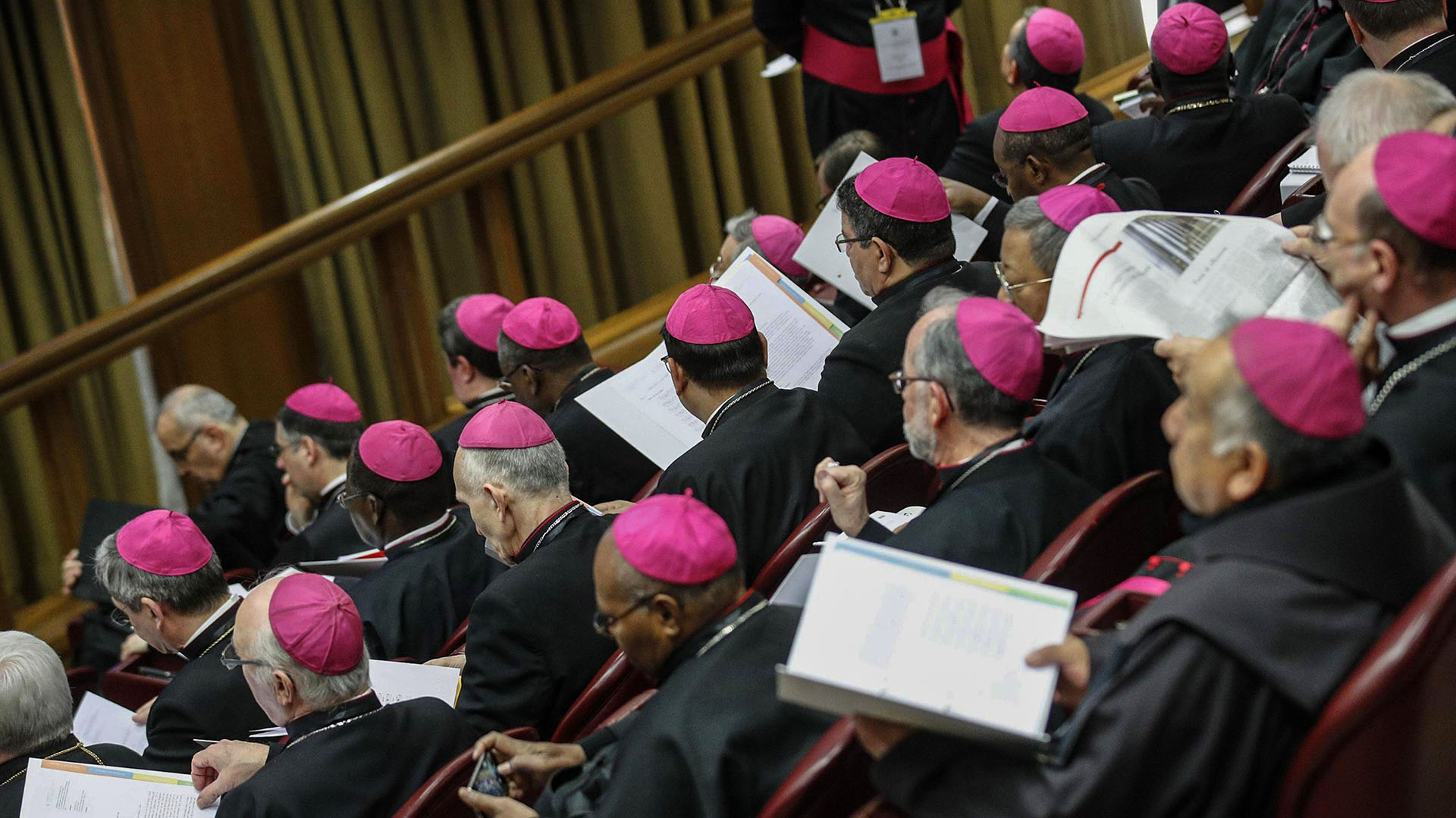 En febrero, obispos del mundo asistieron a una cumbre en la Santa Sede sobre el tema del abuso infantil en la Iglesia (Photo by GIUSEPPE LAMI / POOL / AFP)