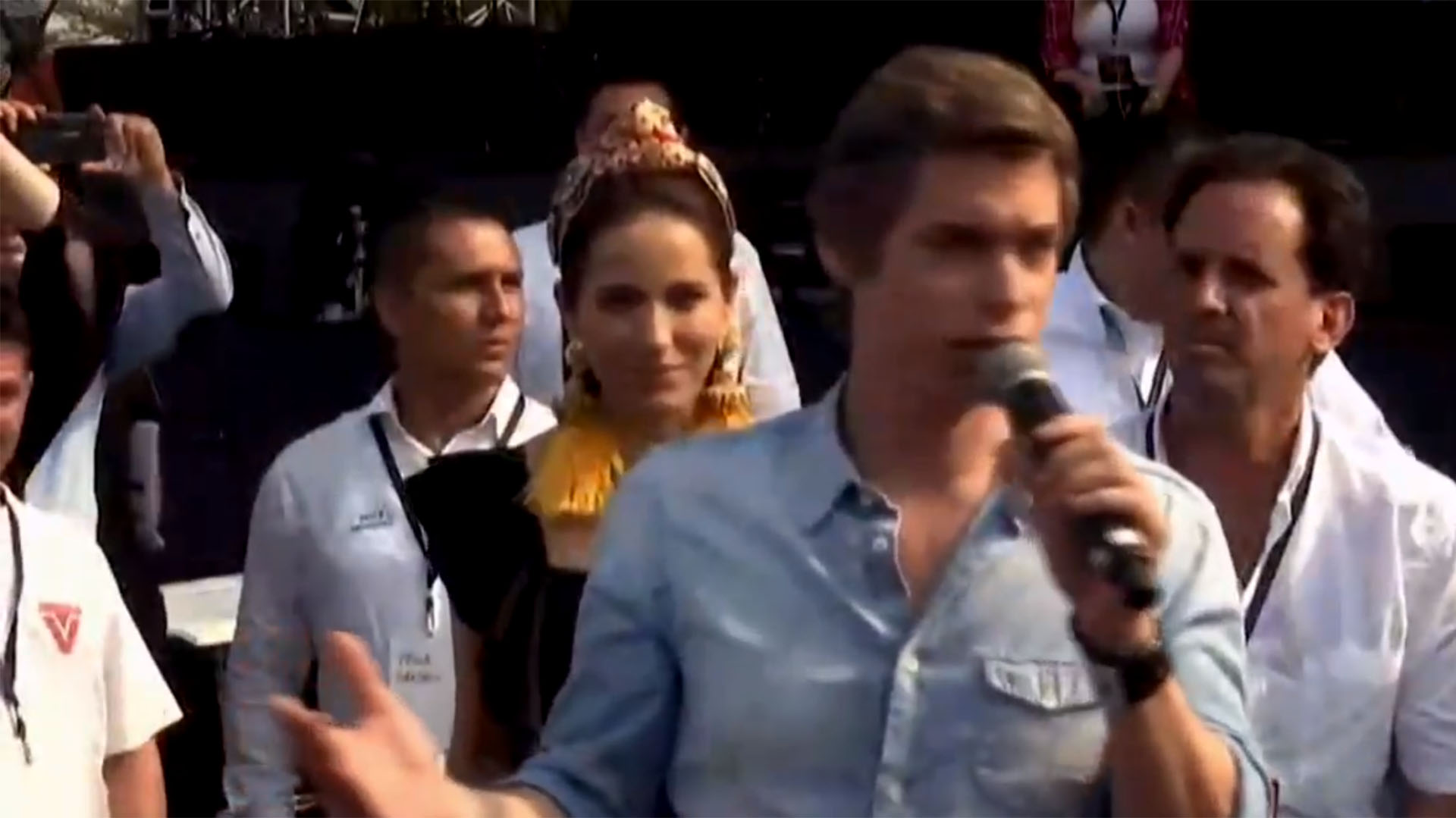 Carlos Baute habló en conferencia de prensa