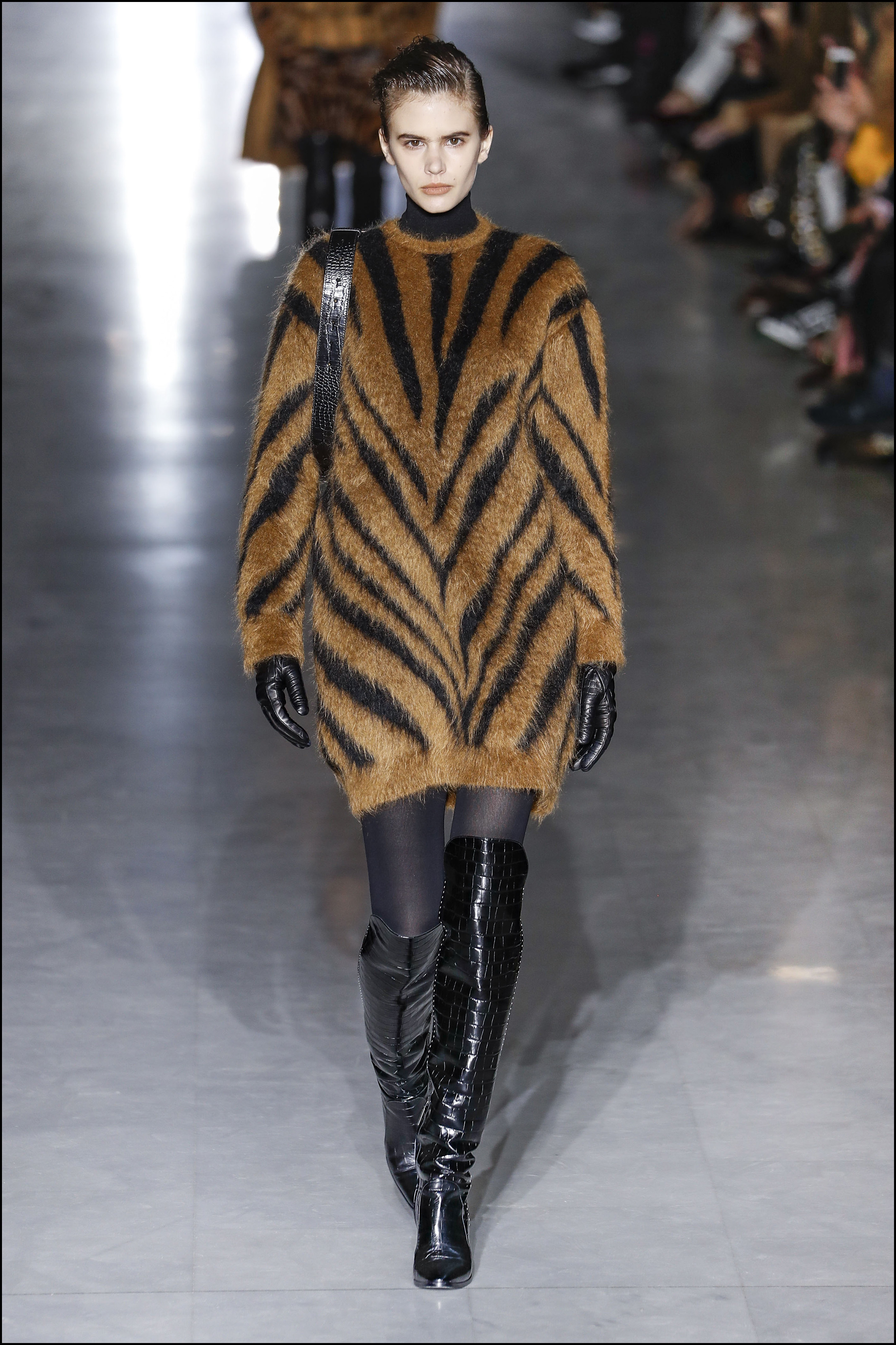 No faltó el animal print.