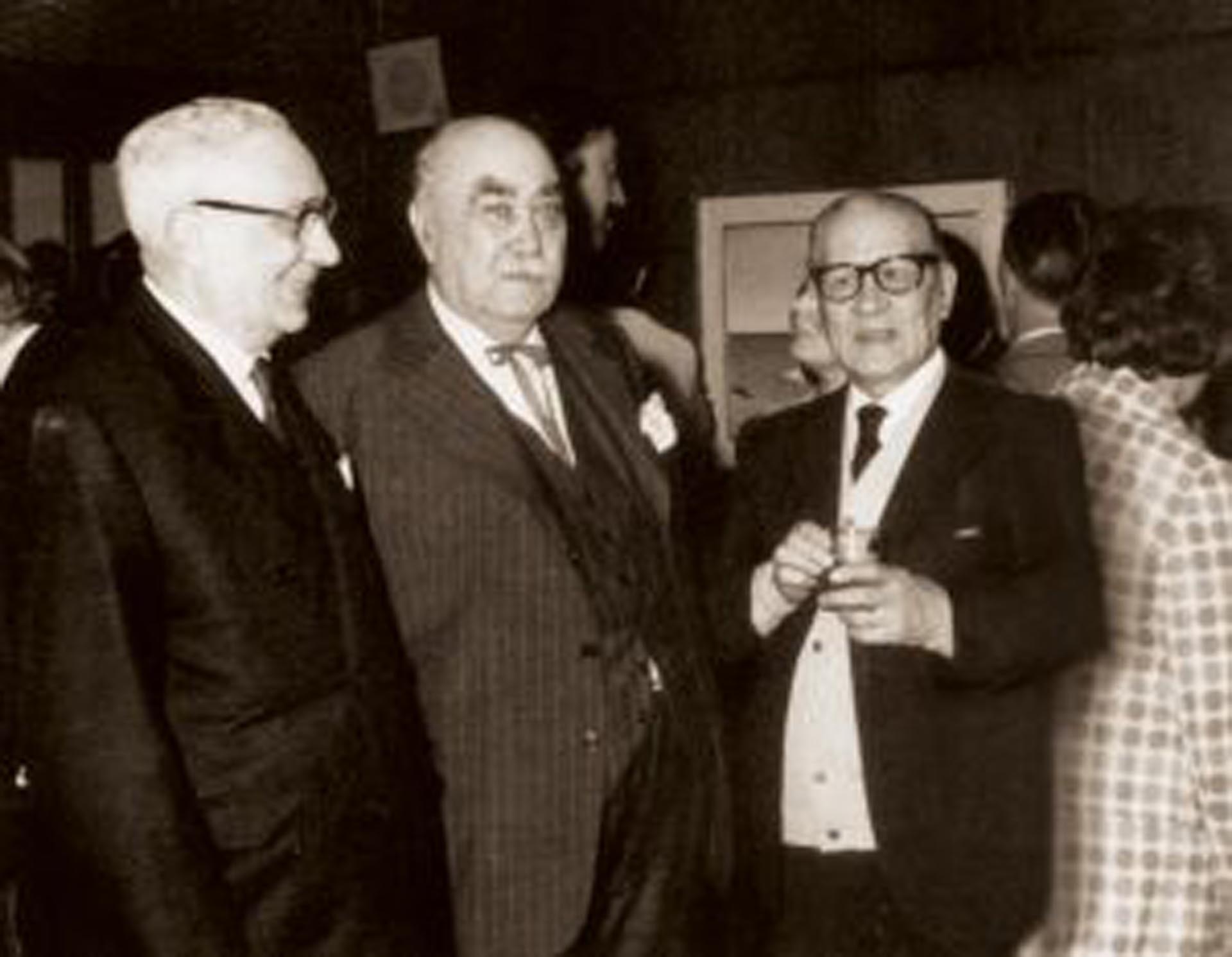 Emilio Poblet hijo y Arturo Jauretche