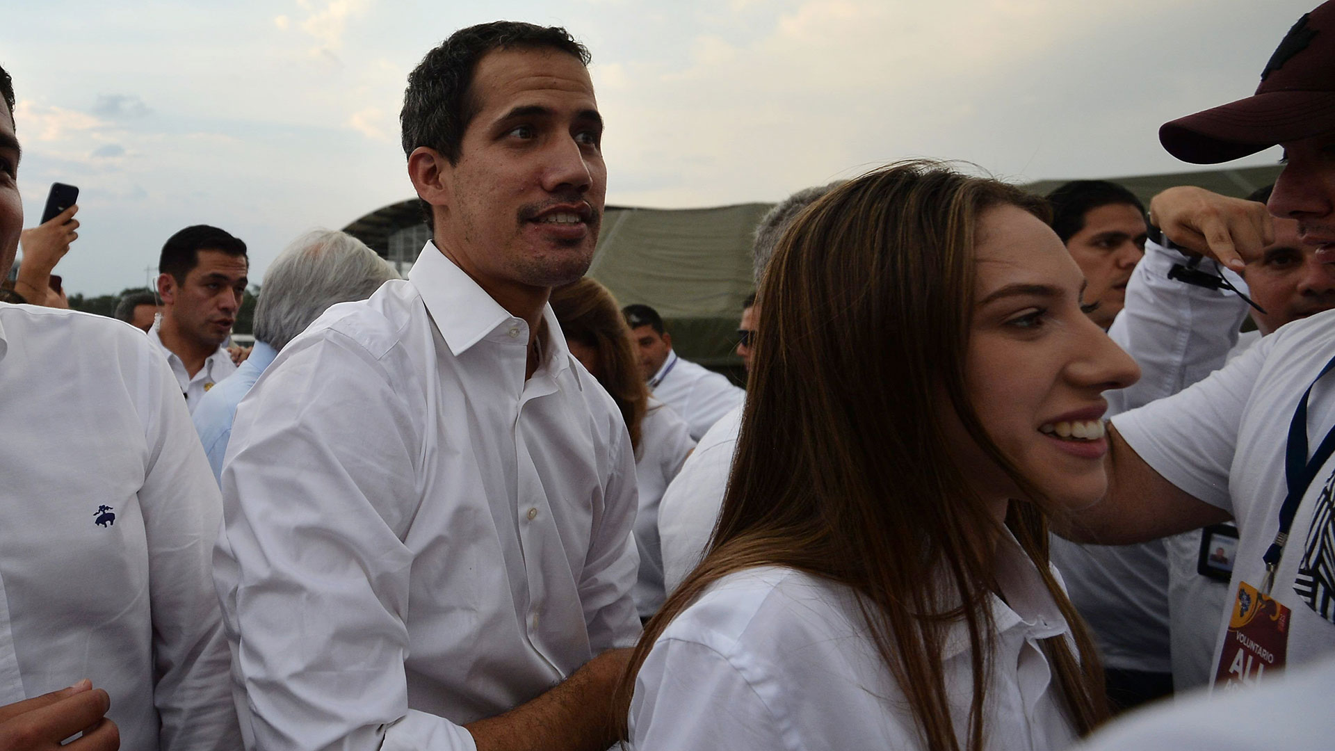 Guaidó no se pronunció durante el Venezuela Aid Live (AFP)