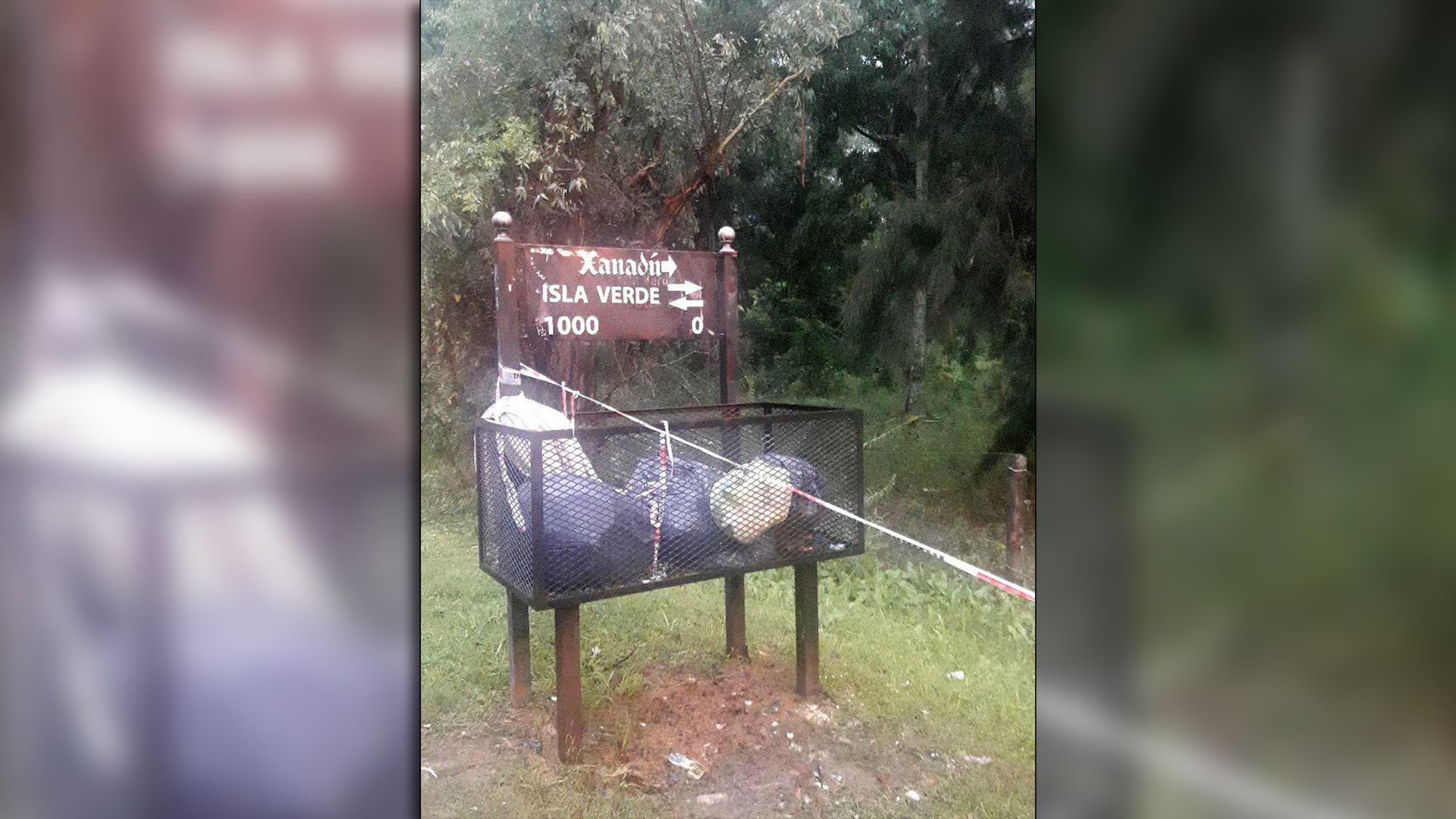 La policía acordonó el lugar para hacer las pericias pertinentes (Crédito: Pablo Carroza)