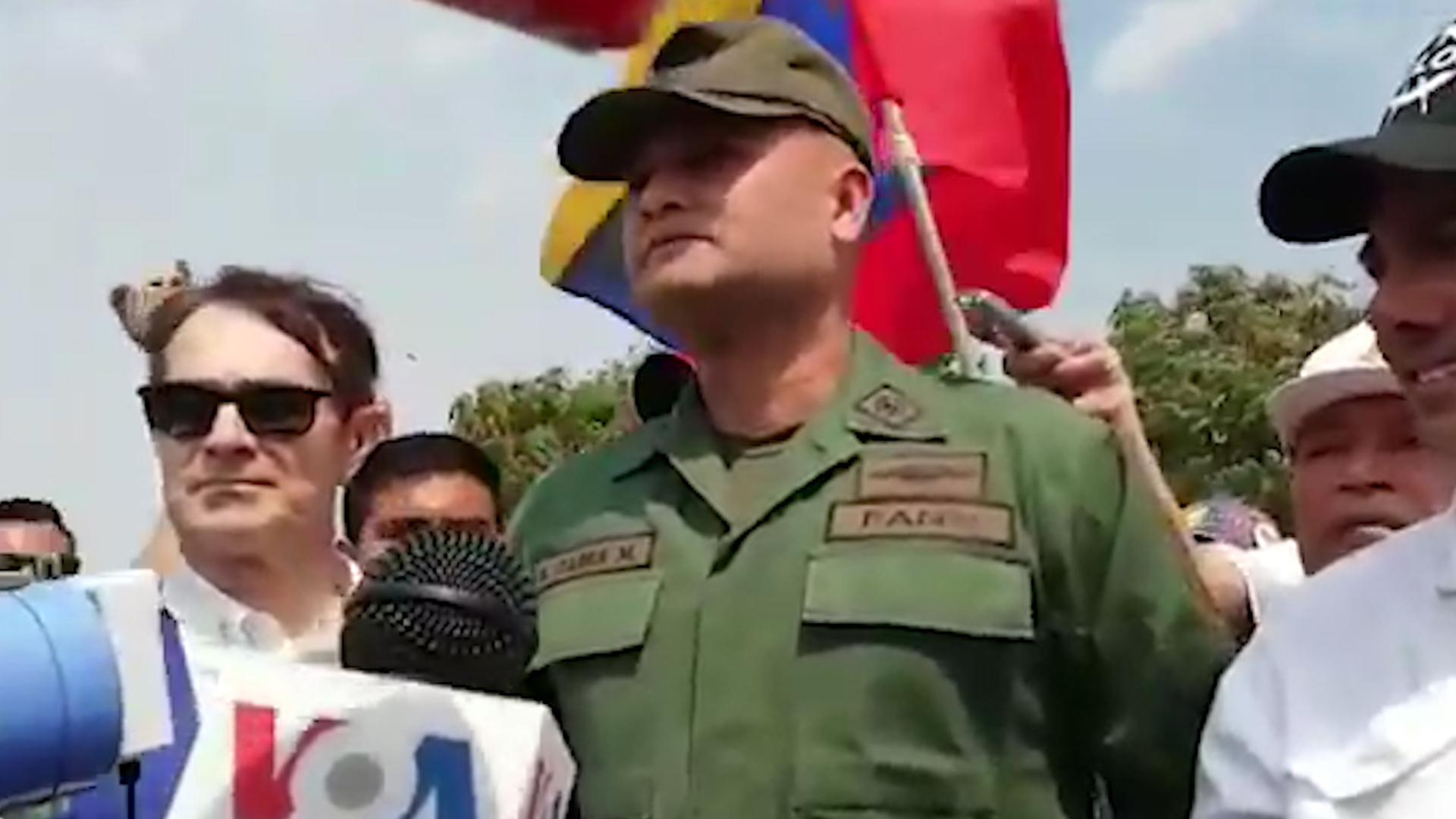 El mayor del Ejército Hugo Enrique Parra Martínez reconoció a Guaidó como presidente