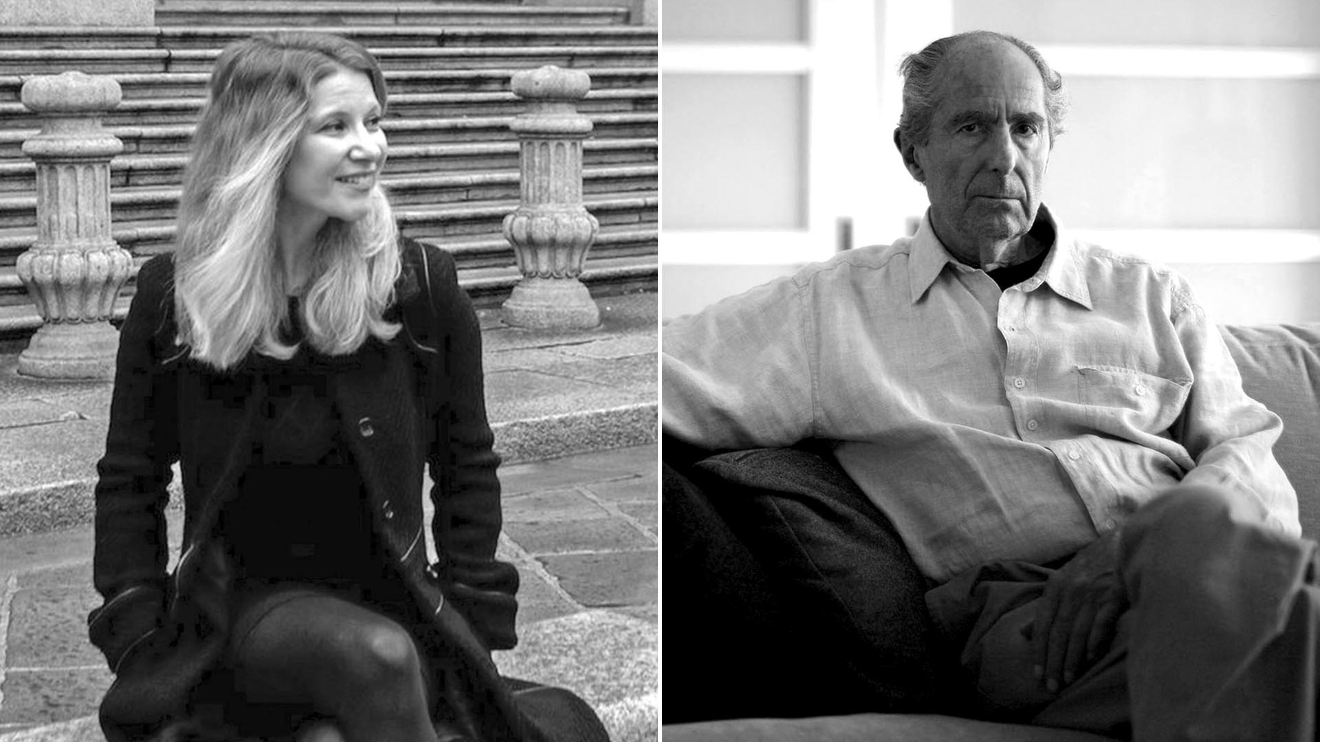 Lisa Halliday y Philip Roth