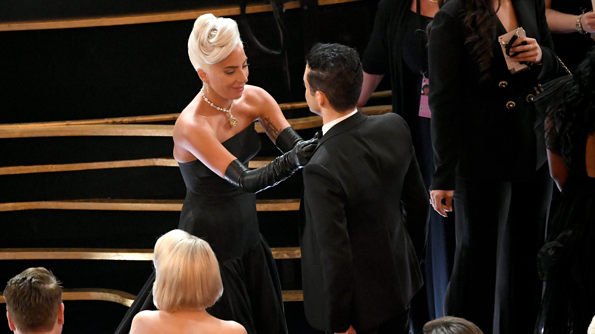 Lady Gaga y Rami Malek