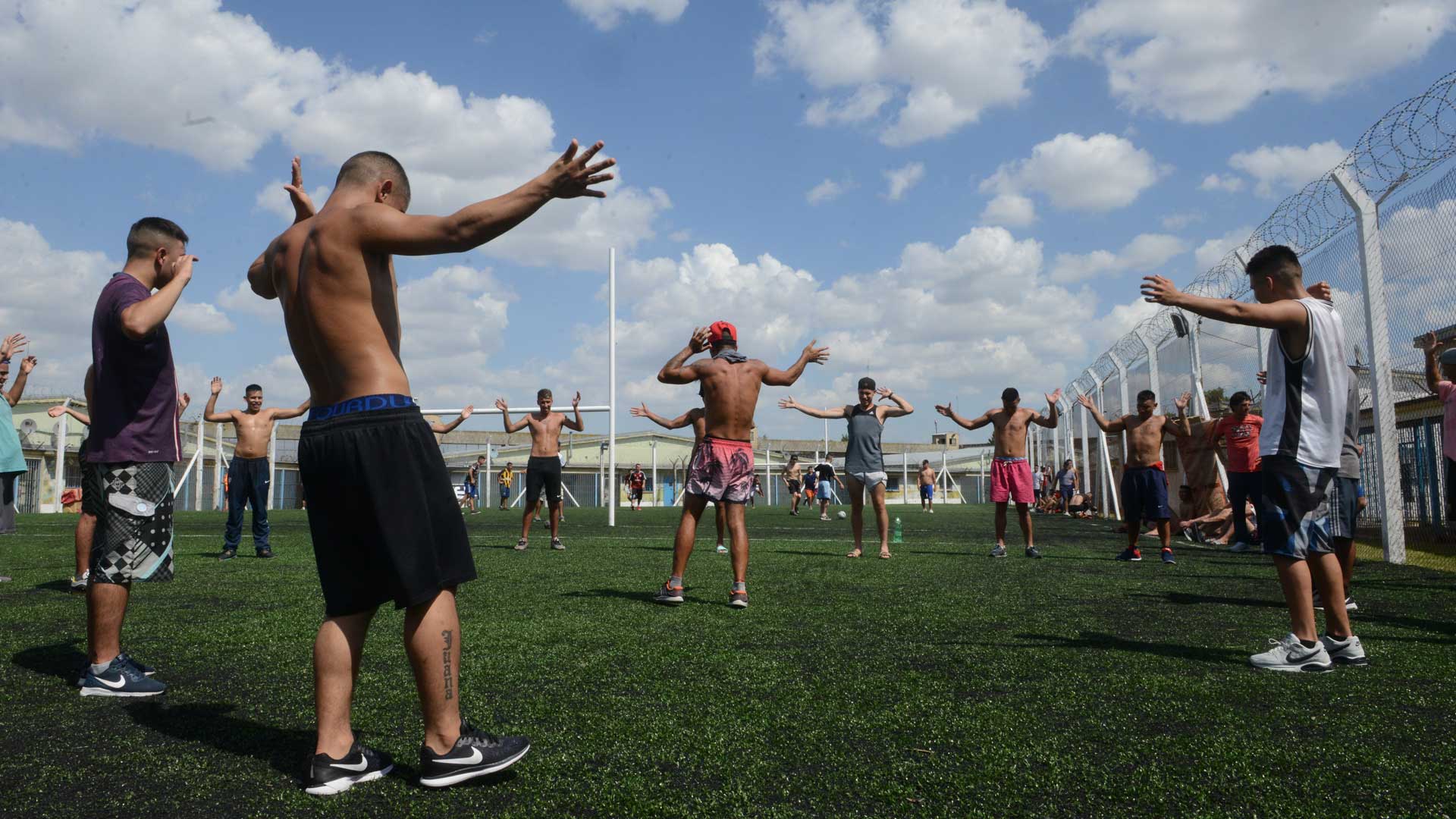 El deporte es un aliado fundamental en la reinserción. Foto: Fernando Calzada/DEF.