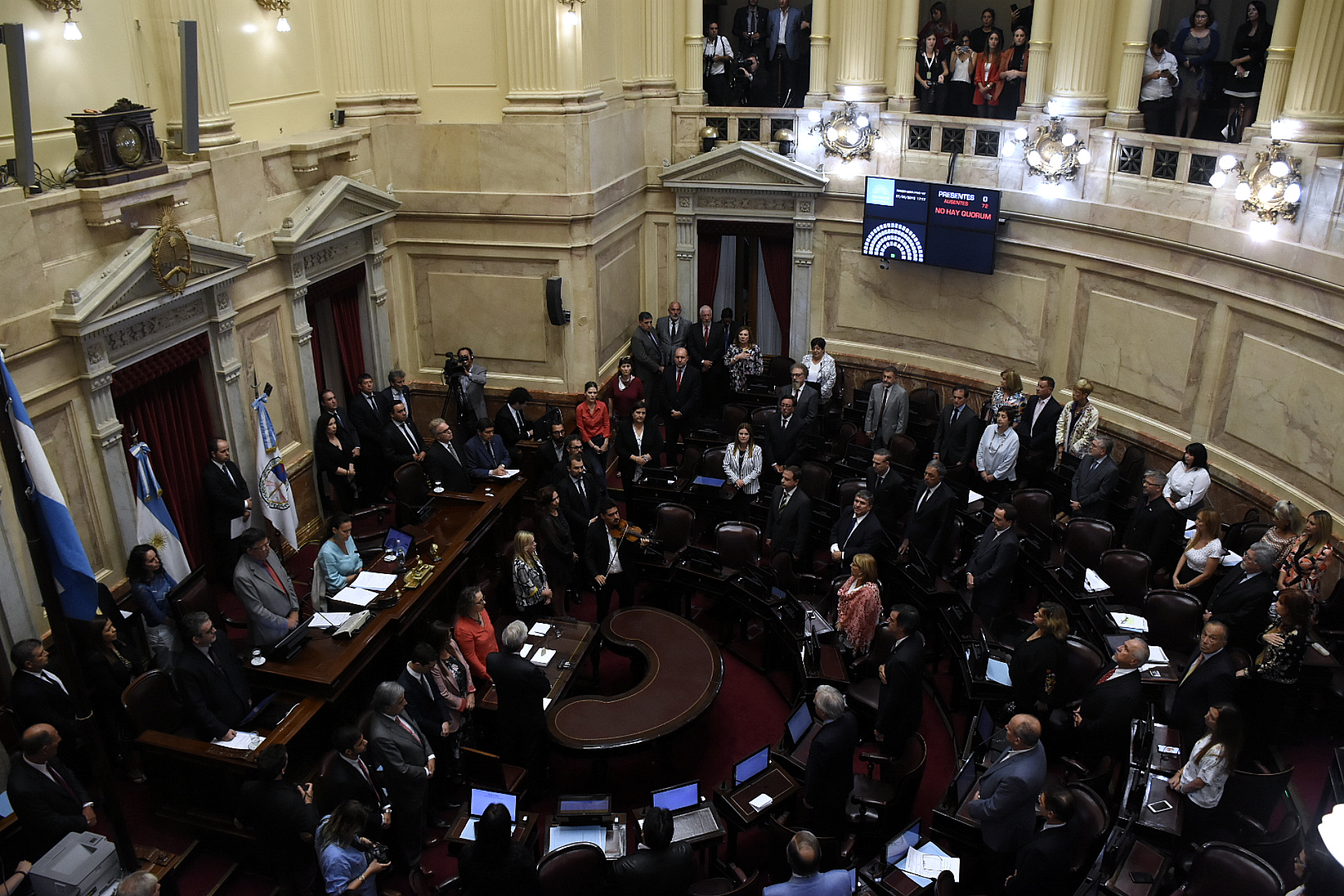El presupuesto anual del Senado asciende a más de 9 mil millones de pesos (foto de archivo: Nicolás Stulberg)