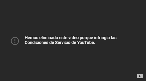 El video fue retirado, pero poco después un padre lo encontró en otro archivo de Youtube (Foto: video Youtube)
