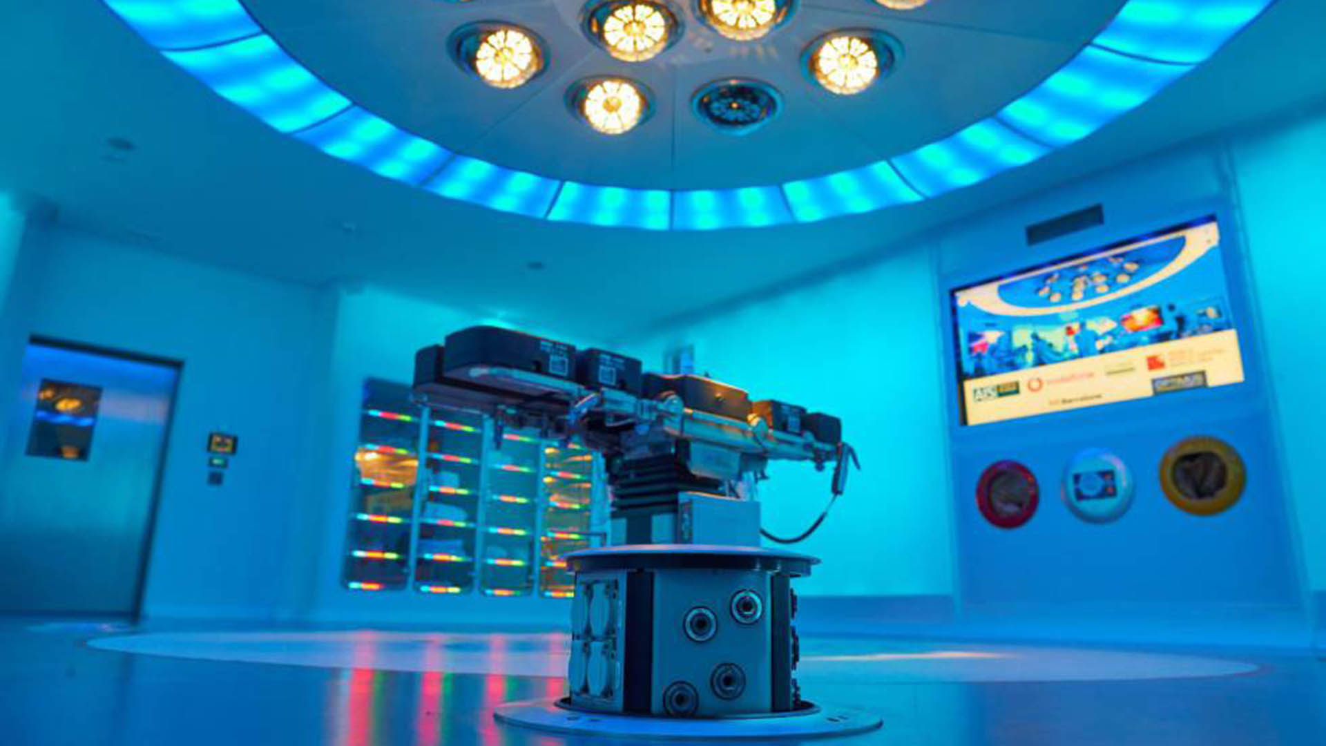 La sala de operaciones equipada para la transmisión 5G