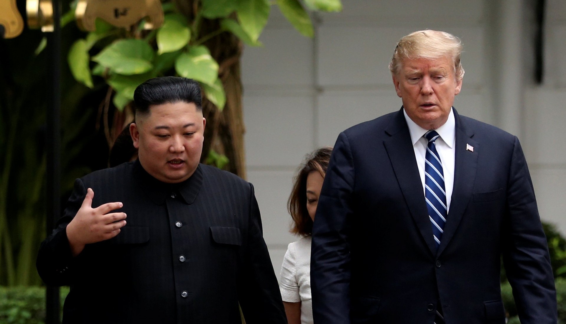 El líder supremo de Corea del Norte, Kim Jong Un, y el presidente estadounidense Donald Trump (REUTERS/Leah Millis)