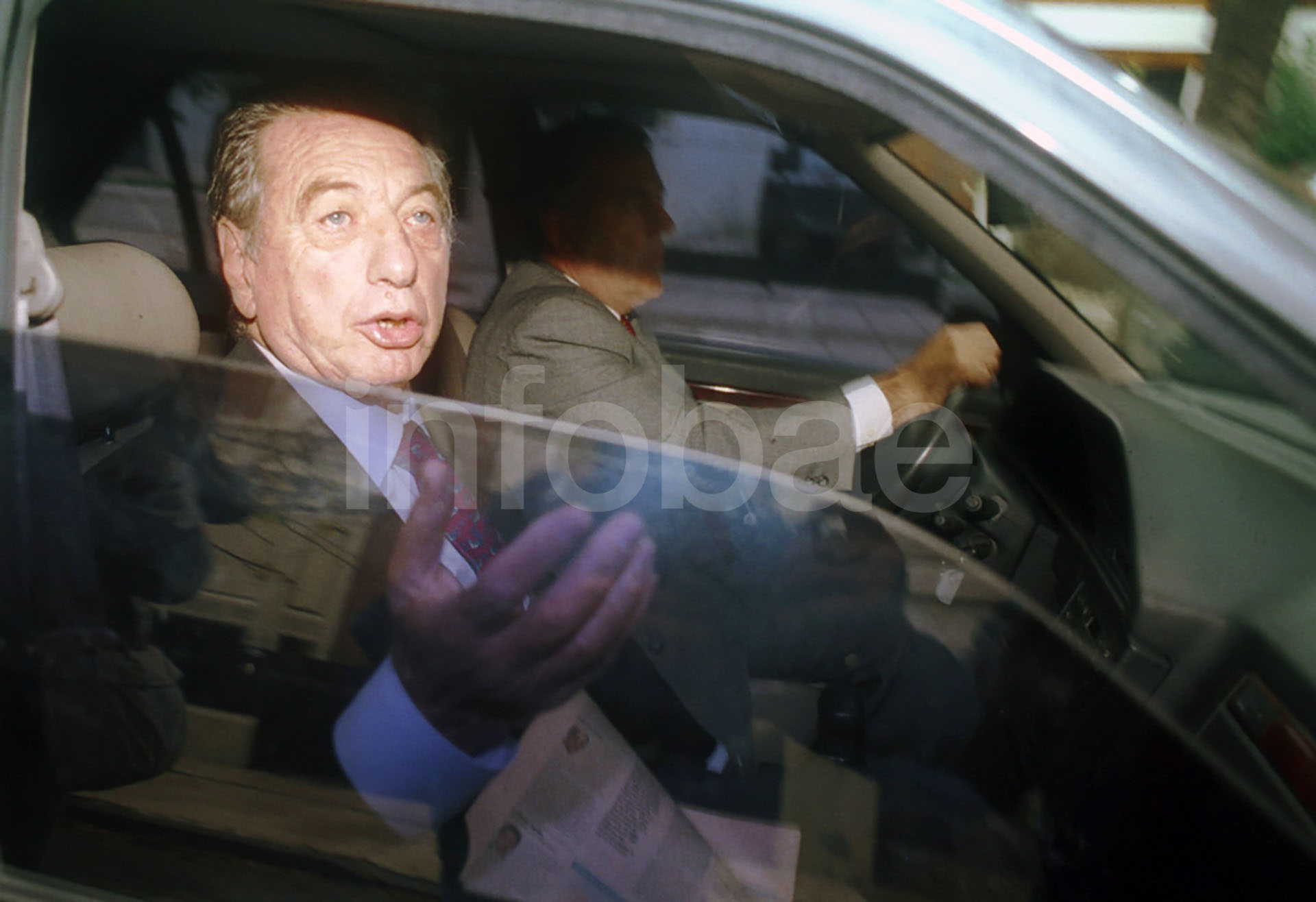 Mayo de 2003, día de tensión extrema para Franco Macri. Apenas unas horas antes había sido rescatada de un secuestro su hija Florencia (Enrique García Medina)
