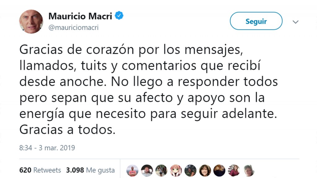 muerte franco macri tuit mauricio macri 1920 1