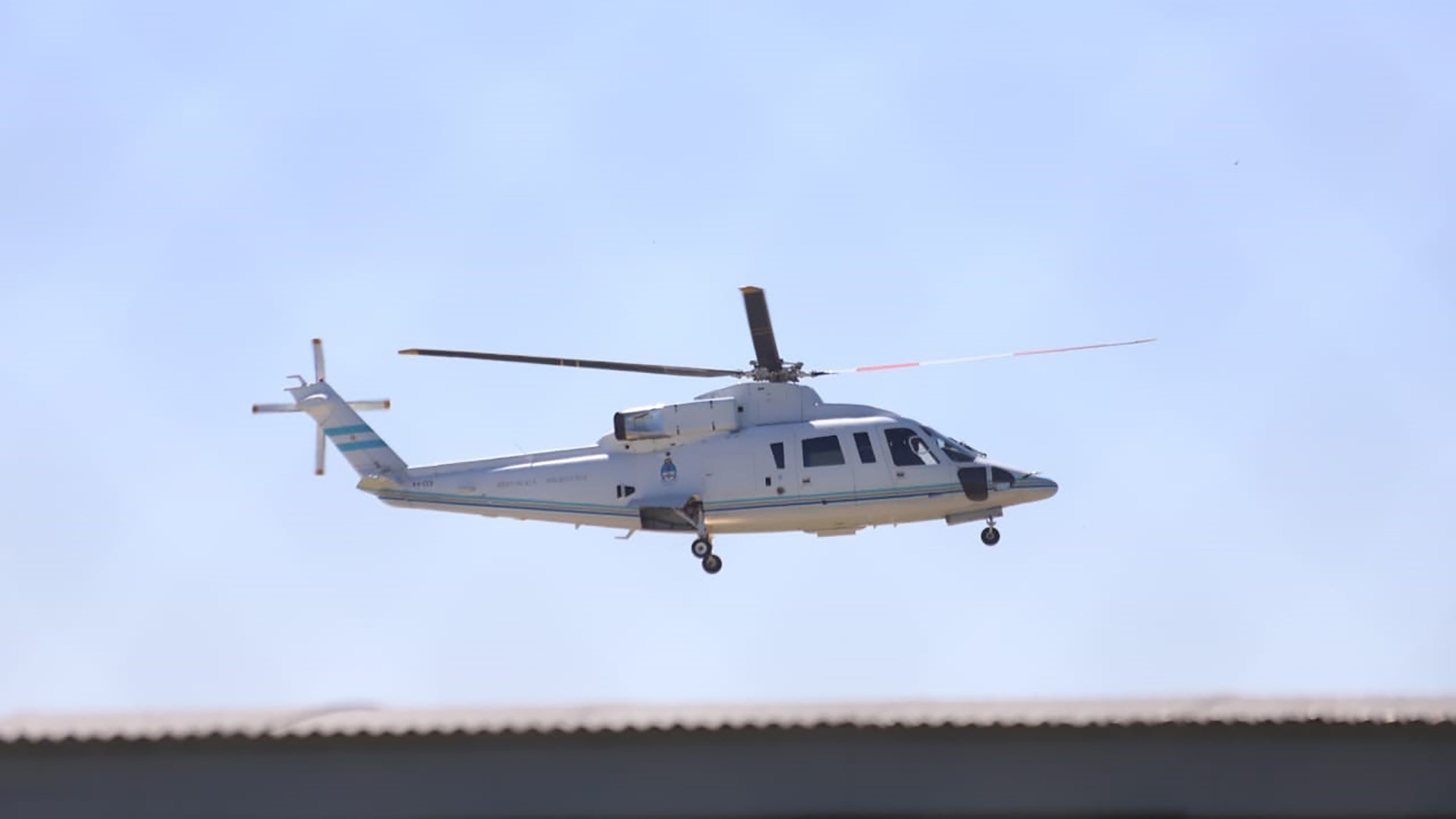 Mauricio Macri se trasladó de Aeroparque a Olivos en helicoptero (Matias Baglietto)