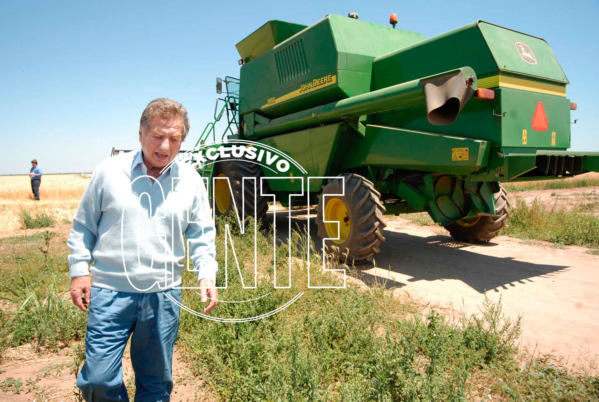 Franco Macri recorre su campo en Salta. Foto: Enrique García Medina/GENTE