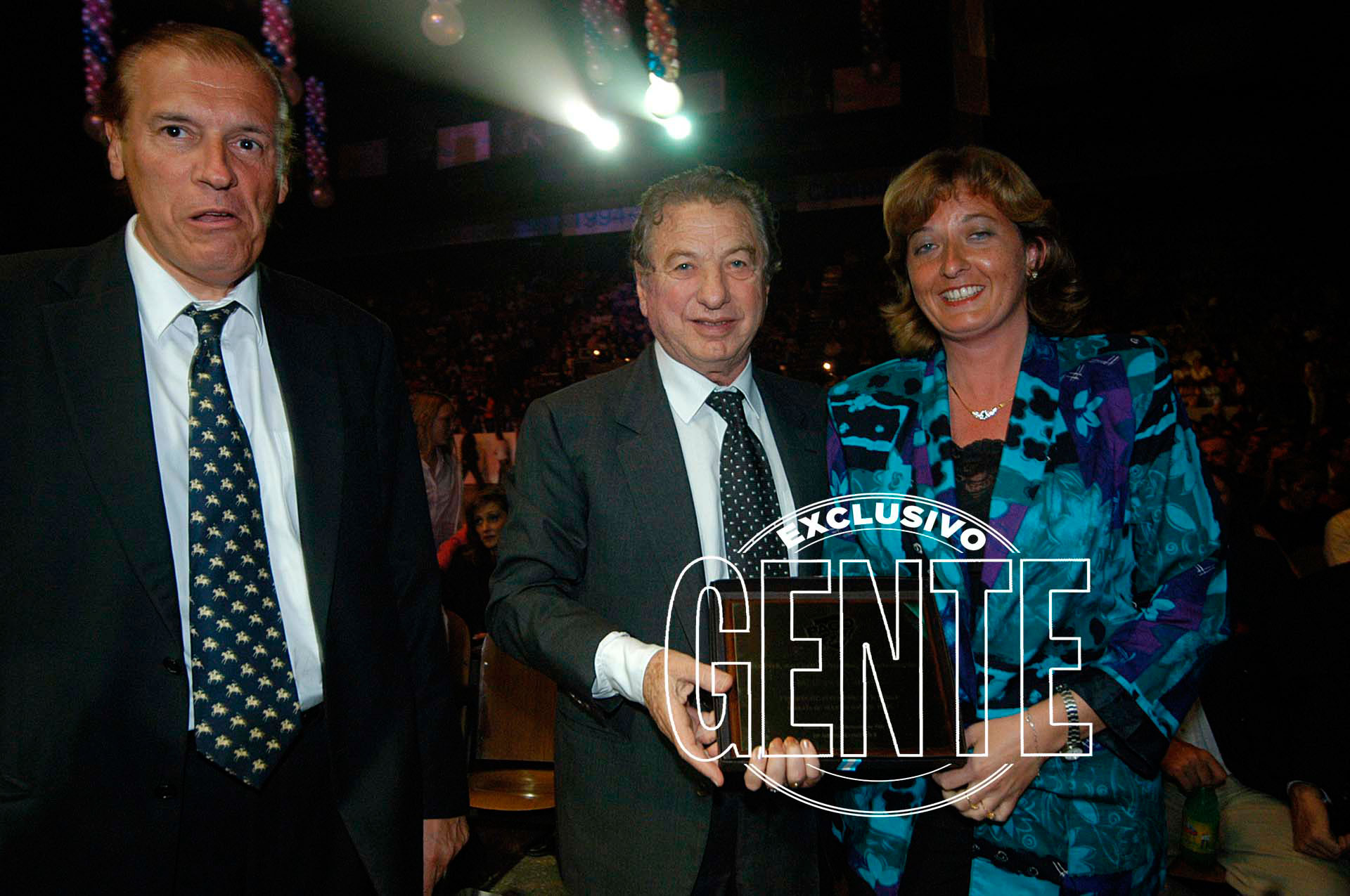 Franco Macri, en una celebración de su firma Pago Fácil en el Luna Park. Foto: Enrique García Medina/GENTE