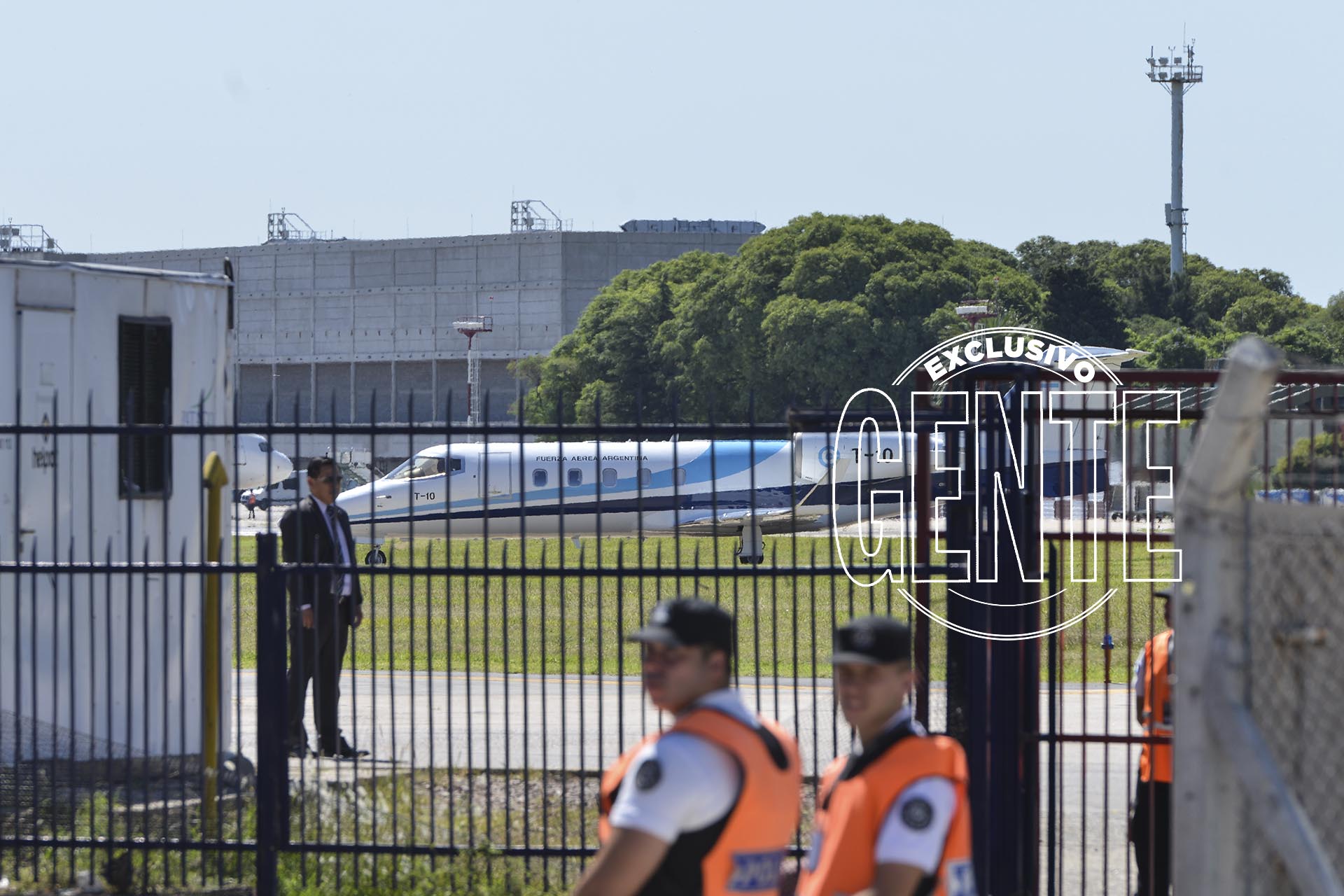 La llegada de Mauricio Macri desde el sur. Foto: Fabián Uset/GENTE